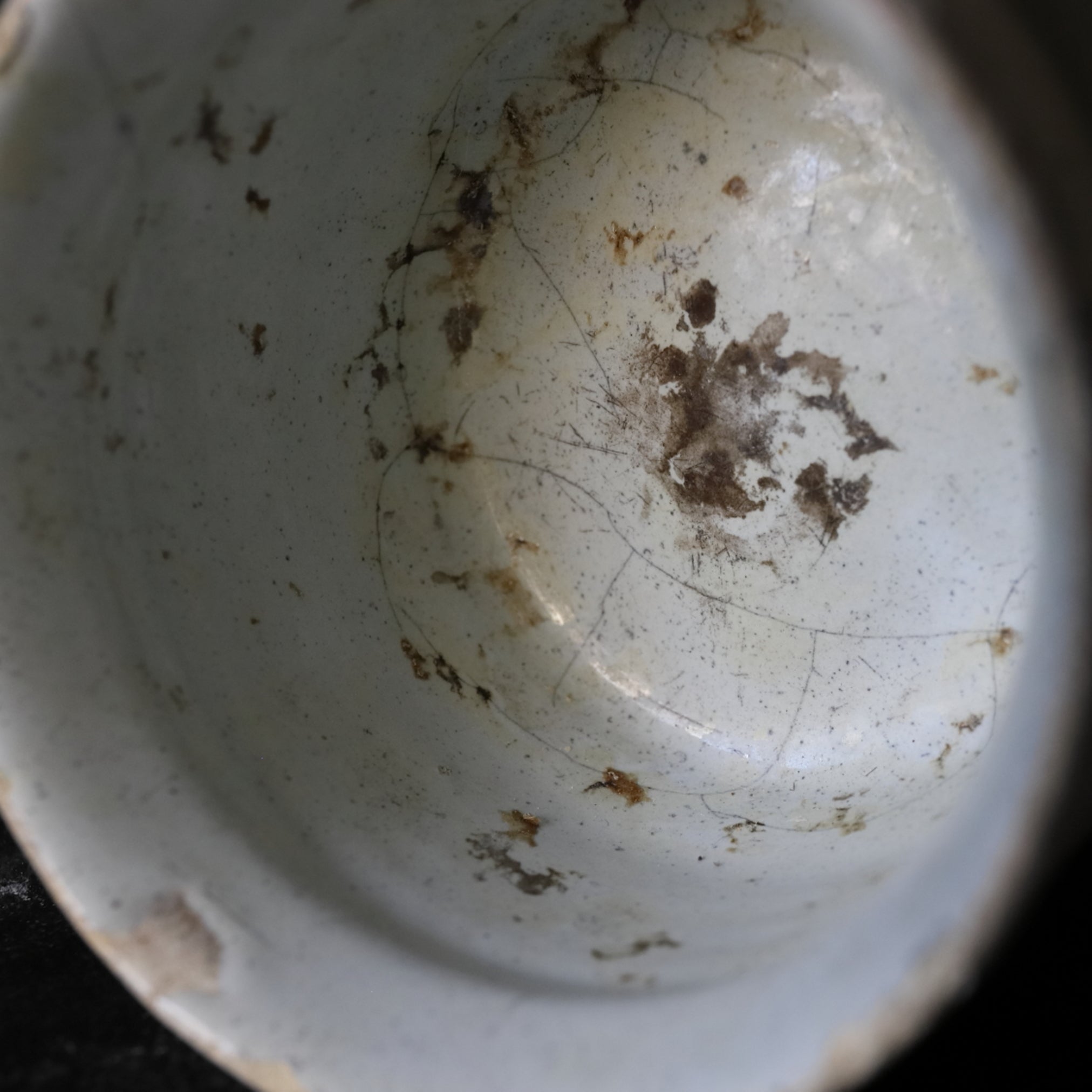 KLEINES GEFÄSS, Delfter Ware, weiß glasiert, 3, Niederländische Antiquität, Frühe Neuzeit(16.–19. Jahrhundert)