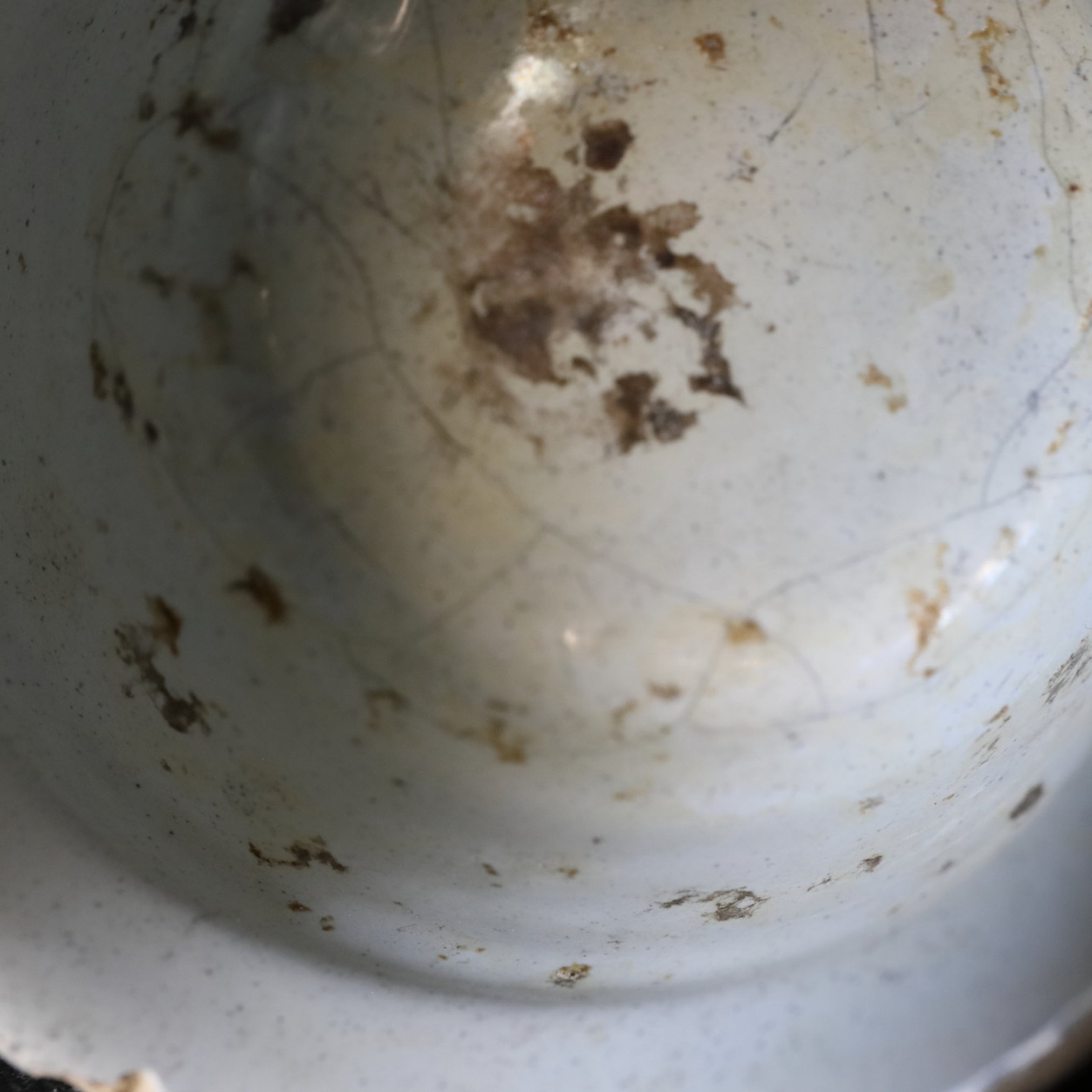 KLEINES GEFÄSS, Delfter Ware, weiß glasiert, 3, Niederländische Antiquität, Frühe Neuzeit(16.–19. Jahrhundert)