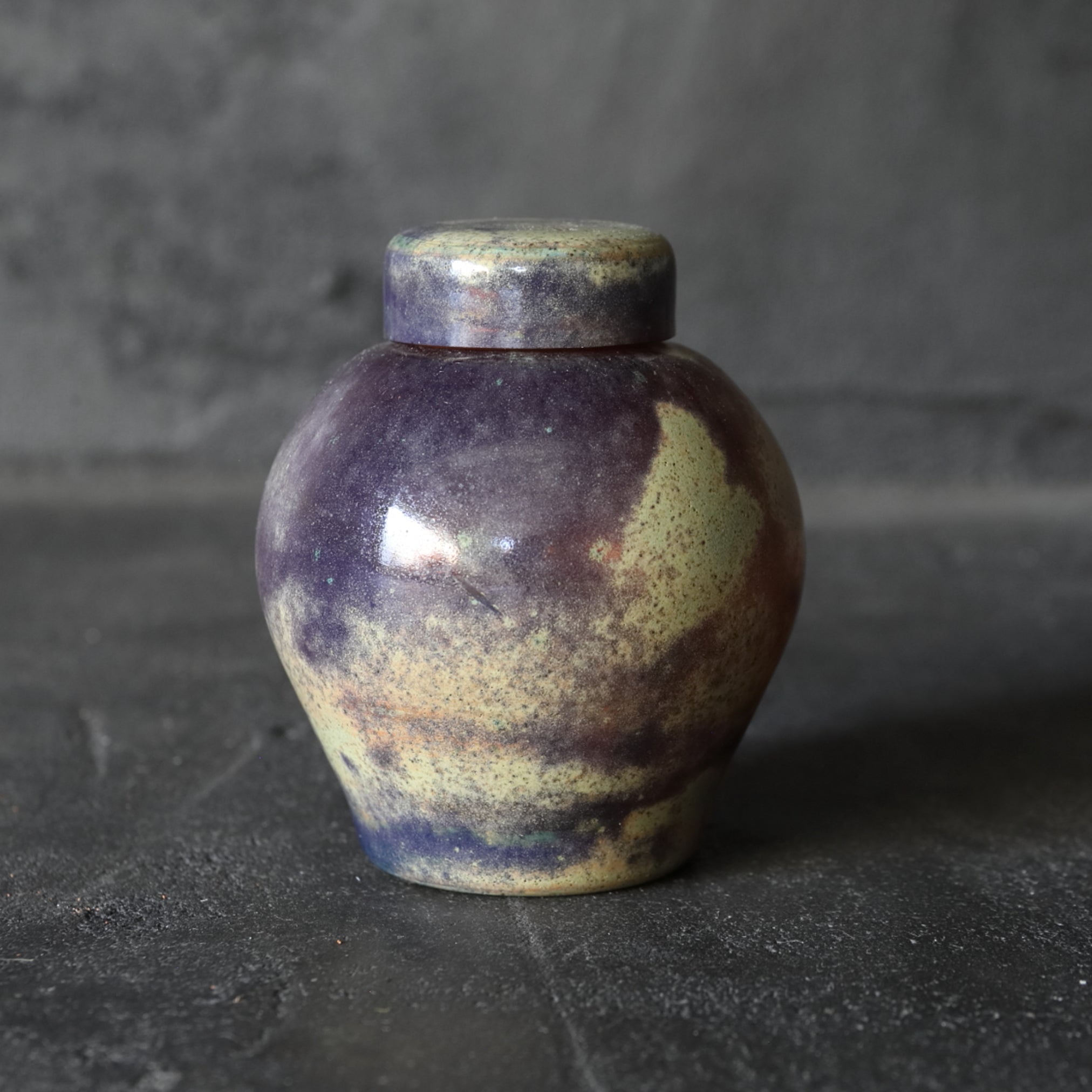 GLASS TEA CADDY, Showa Era(1926–1989CE)