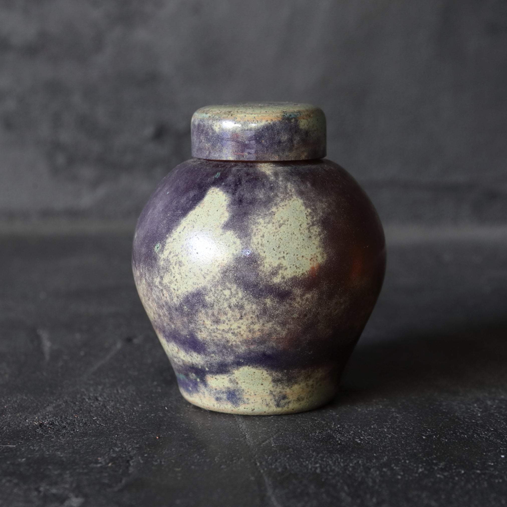 GLASS TEA CADDY, Showa Era(1926–1989CE)