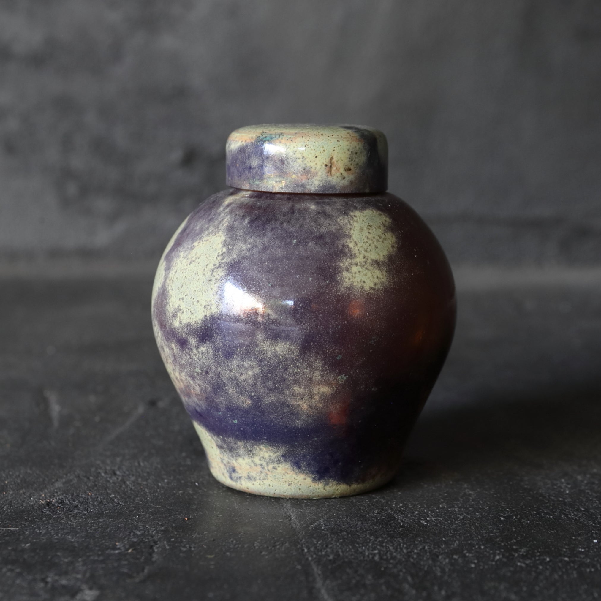 GLASS TEA CADDY, Showa Era(1926–1989CE)