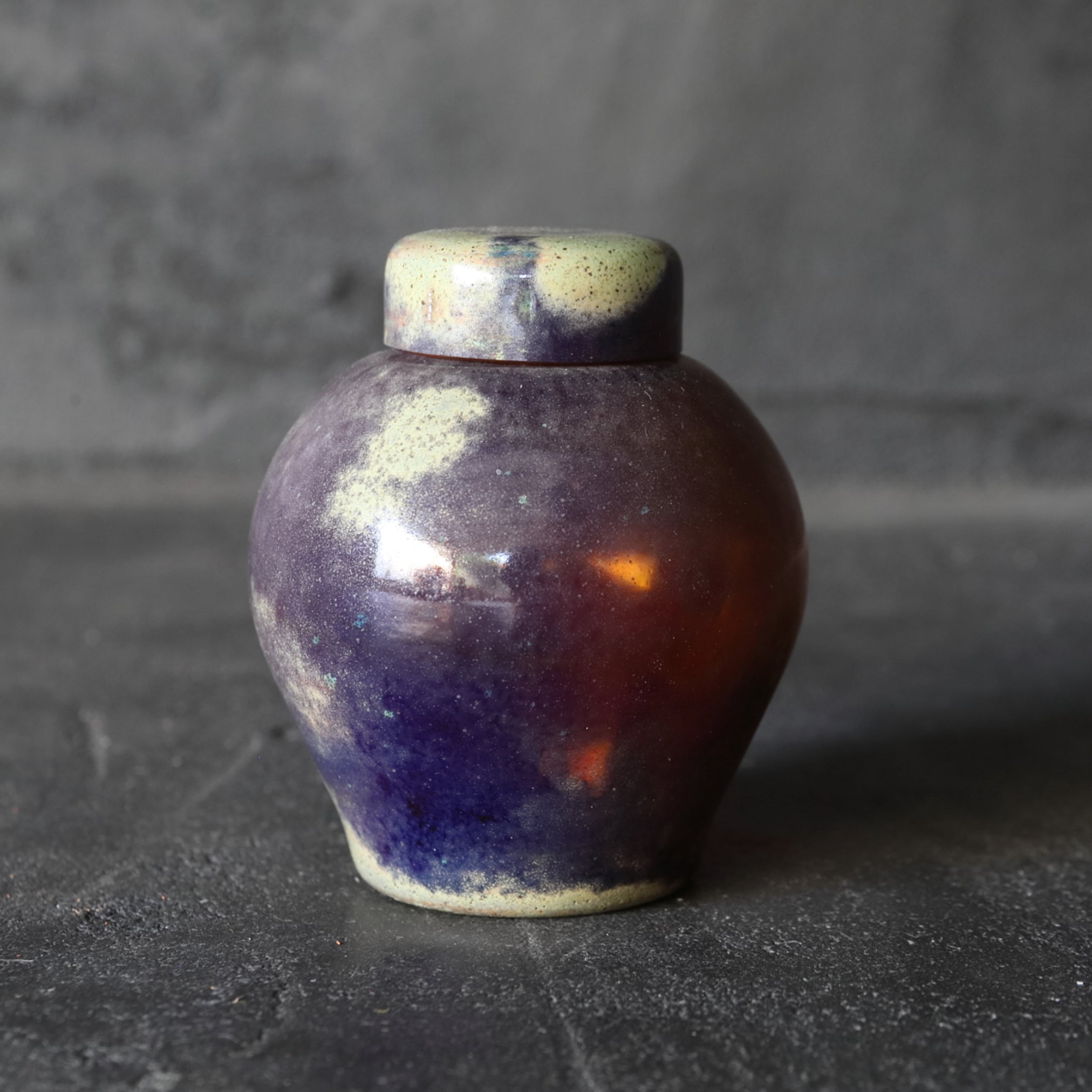 GLASS TEA CADDY, Showa Era(1926–1989CE)