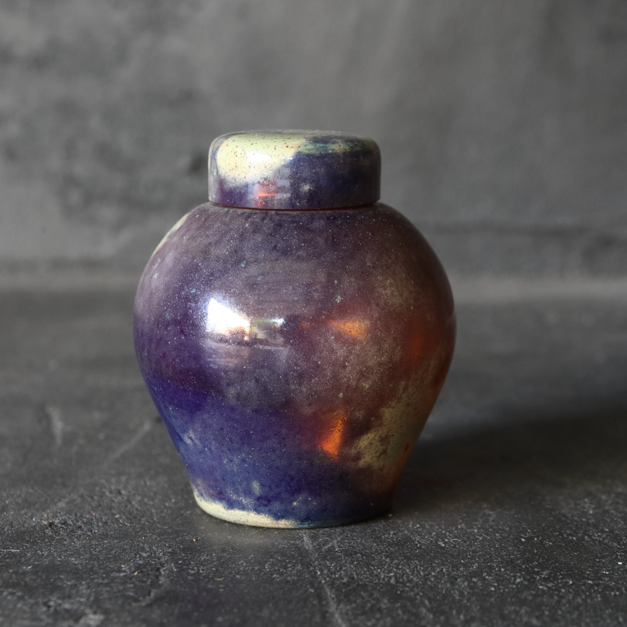 GLASS TEA CADDY, Showa Era(1926–1989CE)