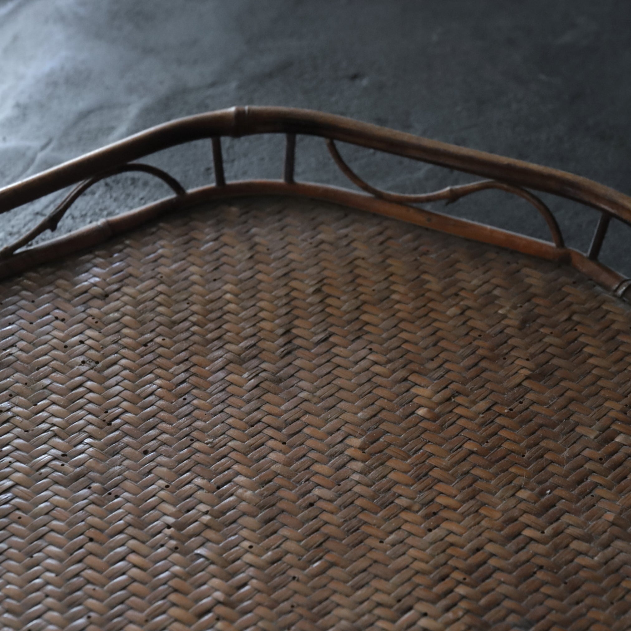 HEXAGONAL BAMBOO TEA TRAY, Early Modern Period(16th–19th centuries)