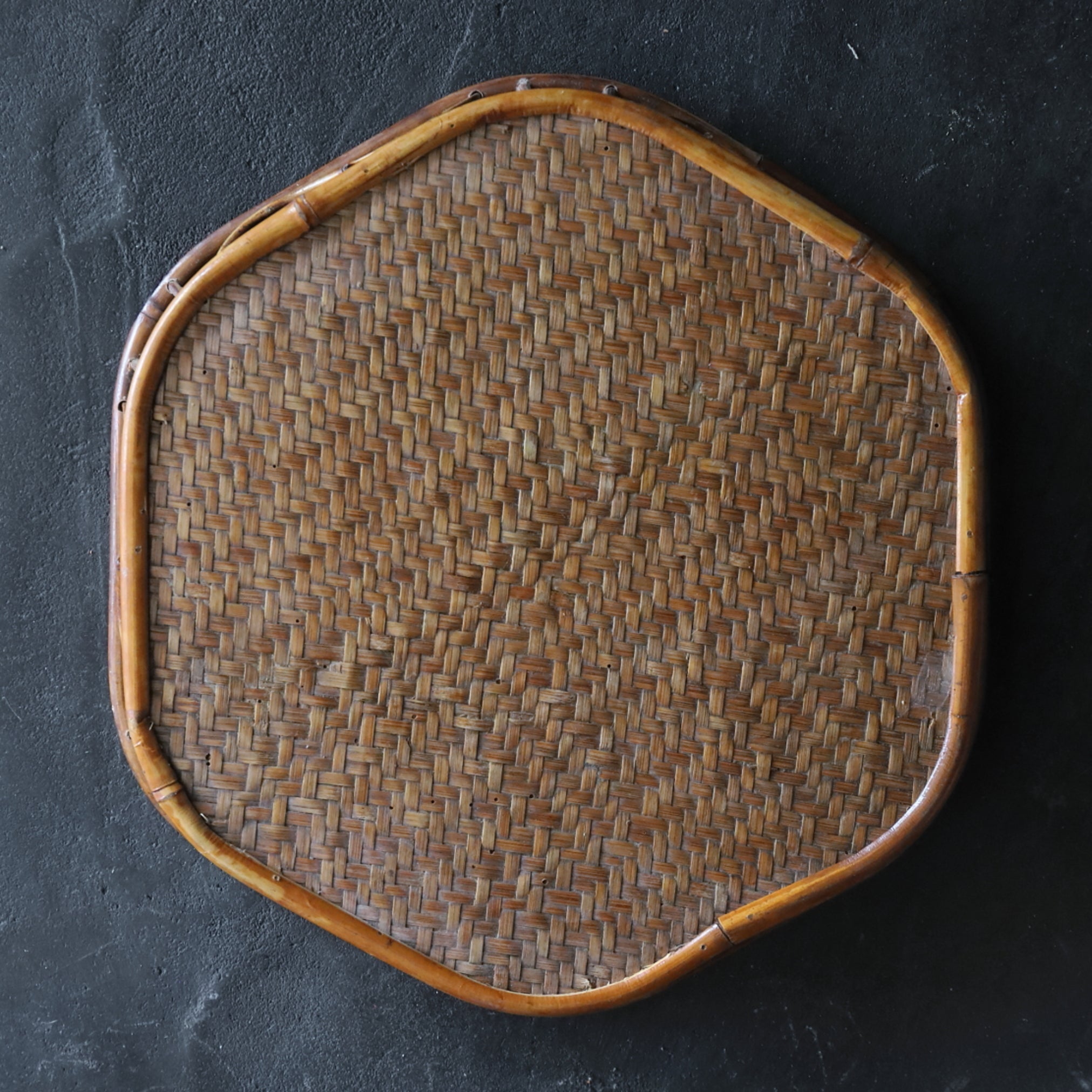 HEXAGONAL BAMBOO TEA TRAY, Early Modern Period(16th–19th centuries)