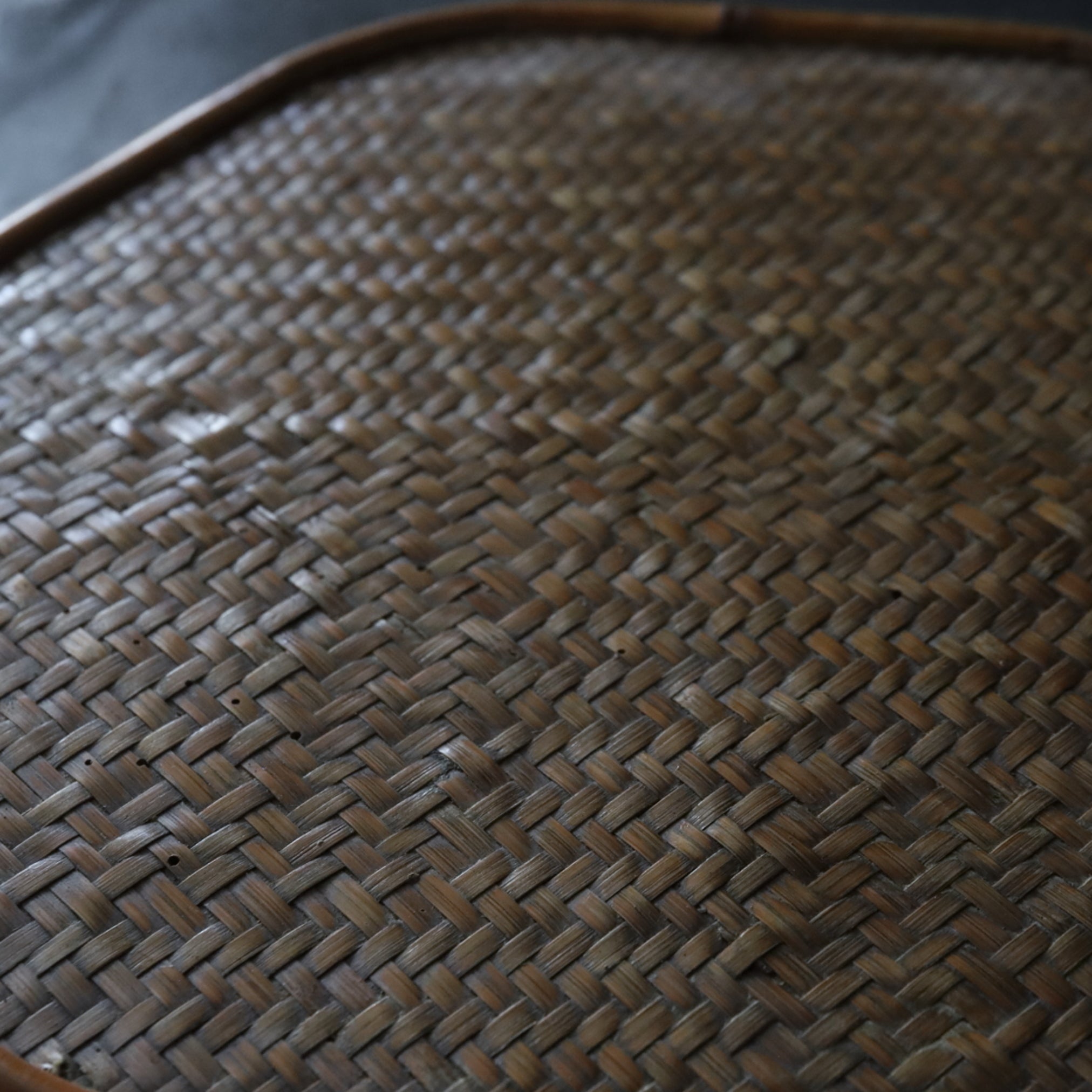 HEXAGONAL BAMBOO TEA TRAY, Early Modern Period(16th–19th centuries)