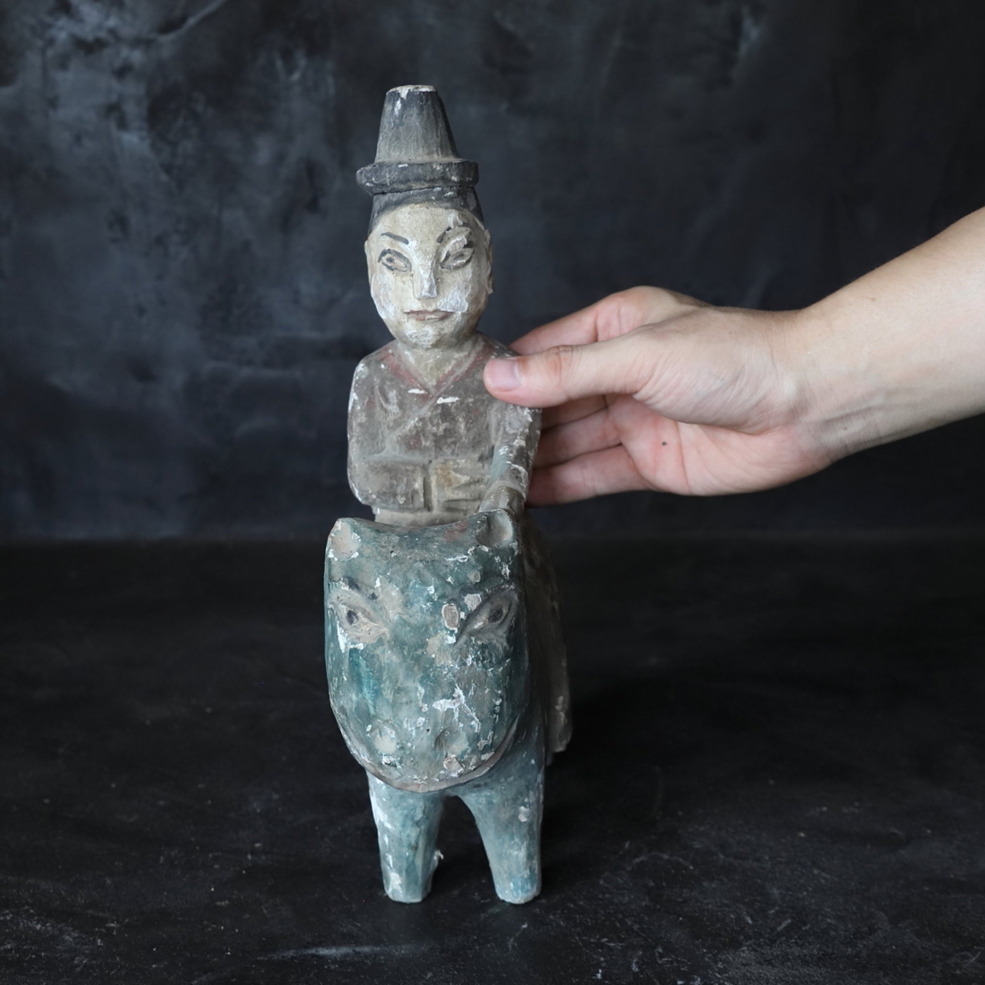 HÖLZERNE MENSCHENFIGUR, a, Joseon-Dynastie(1392–1897 n. Chr.)