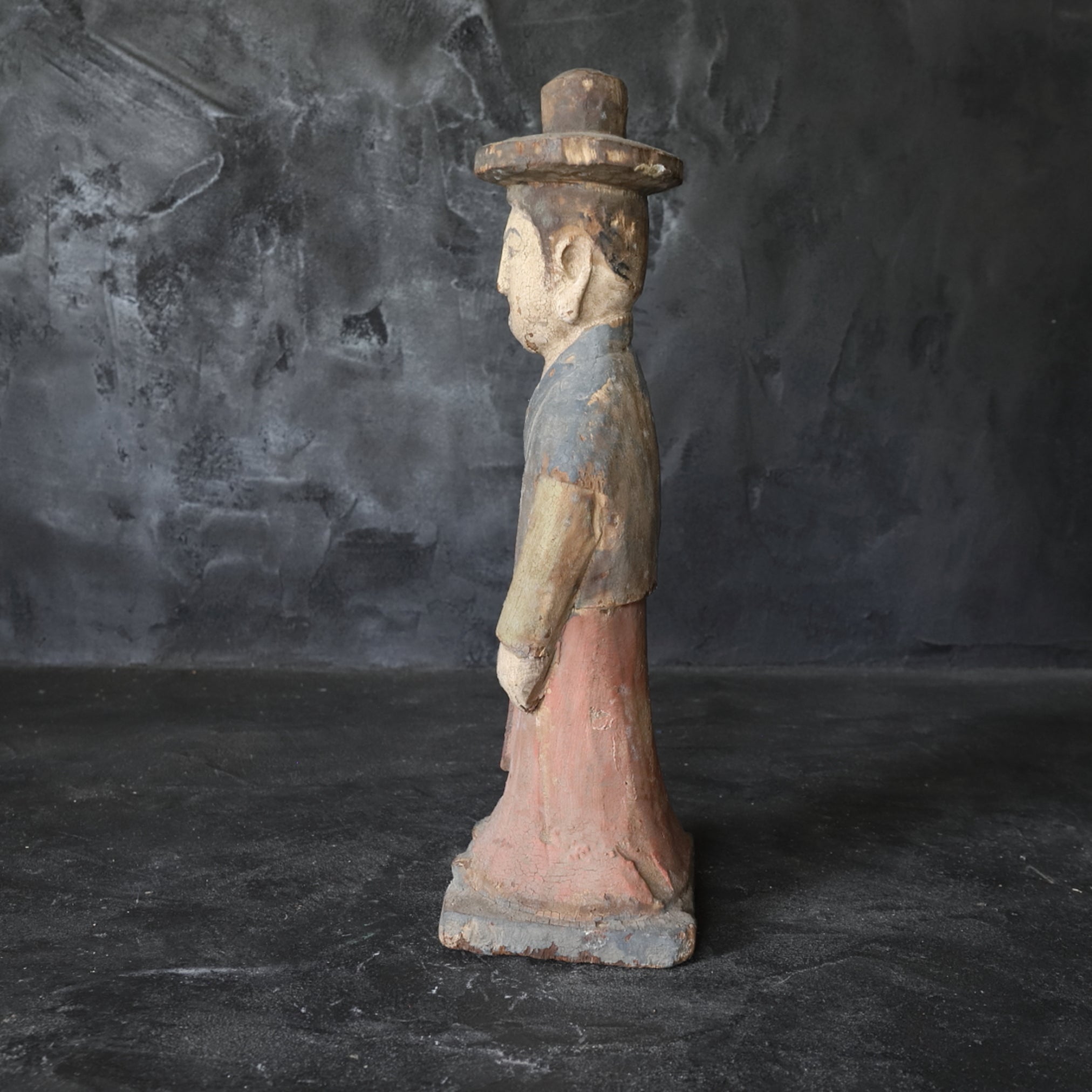 WOODEN HUMAN FIGURE, b, Joseon Dynasty(1392–1897CE)