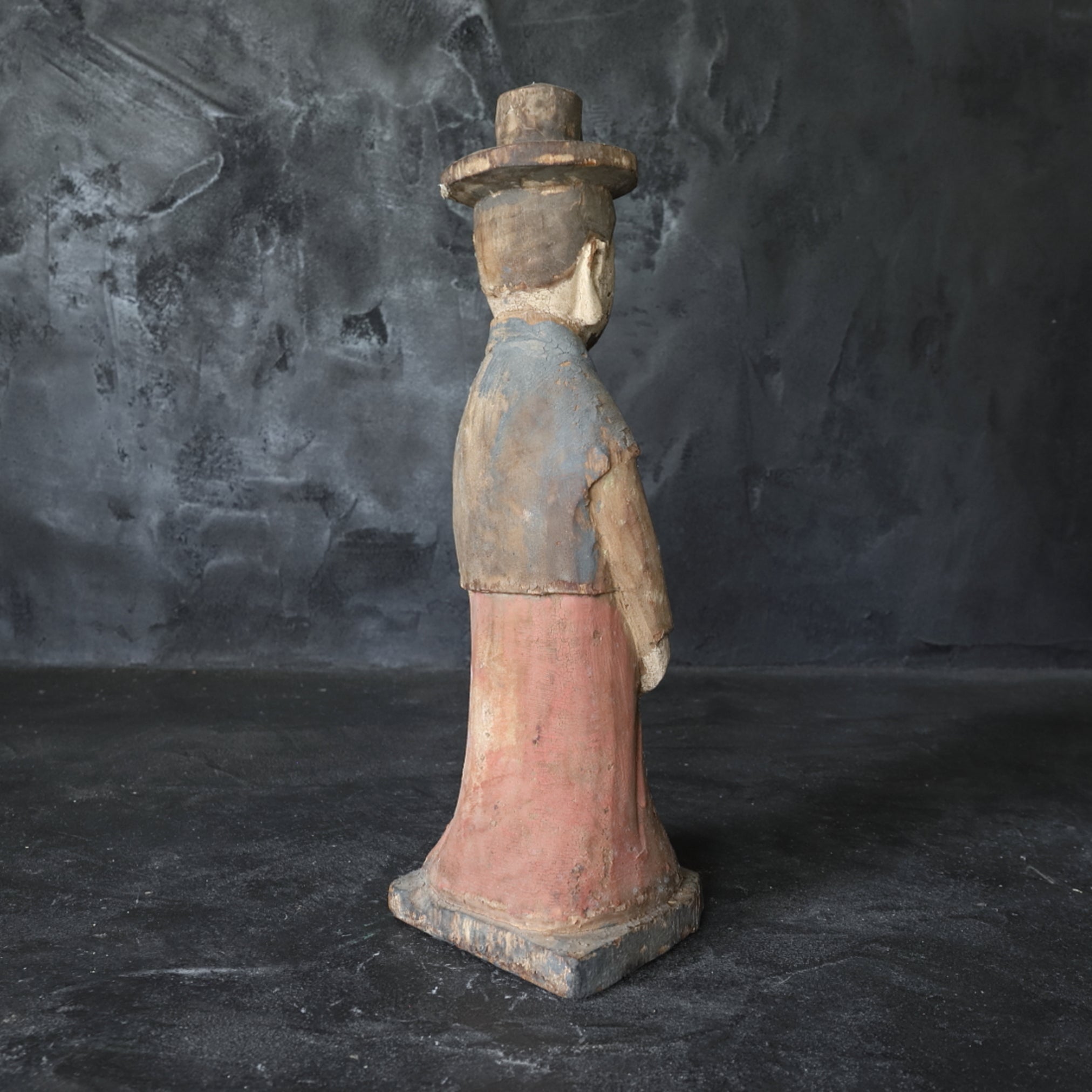 WOODEN HUMAN FIGURE, b, Joseon Dynasty(1392–1897CE)