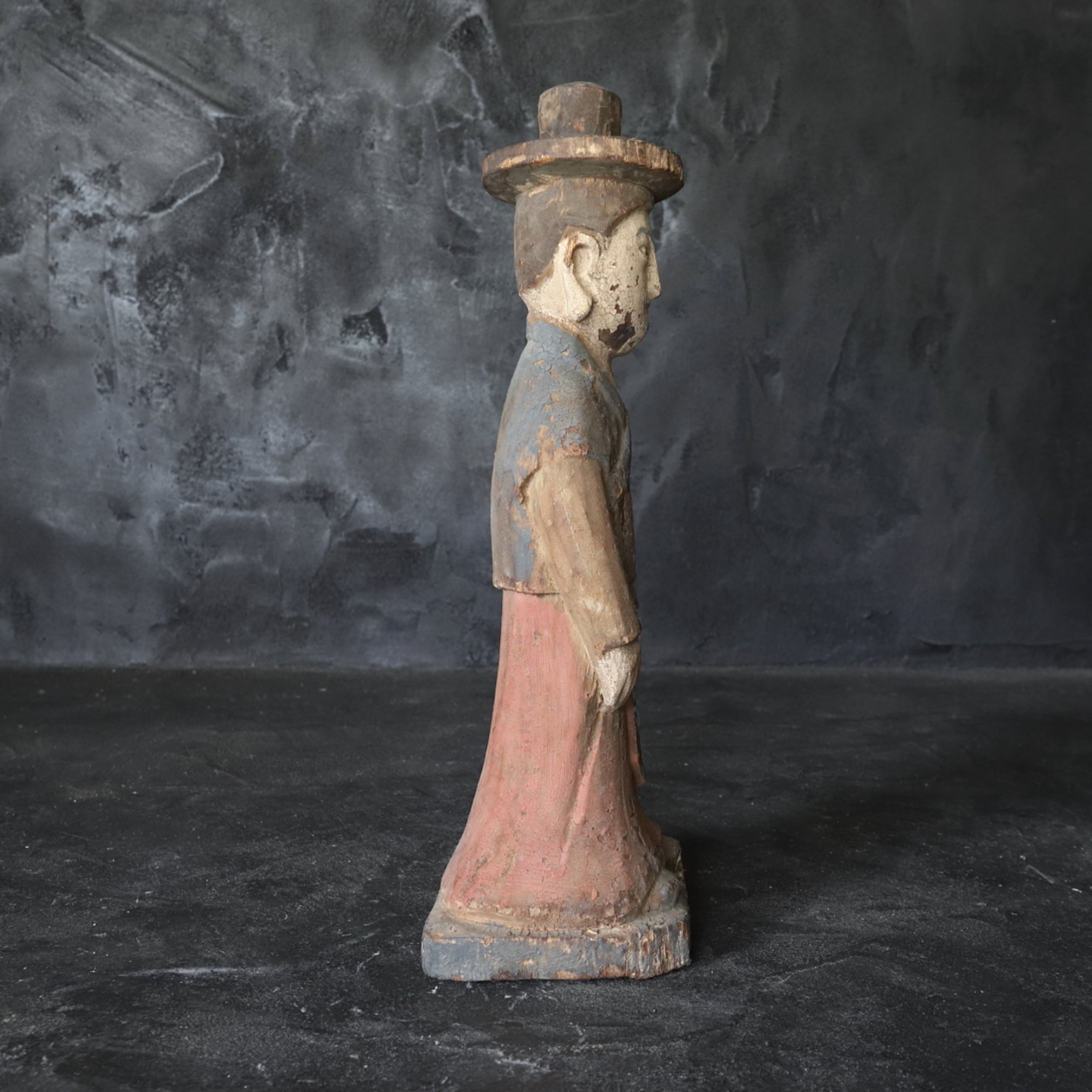 WOODEN HUMAN FIGURE, b, Joseon Dynasty(1392–1897CE)