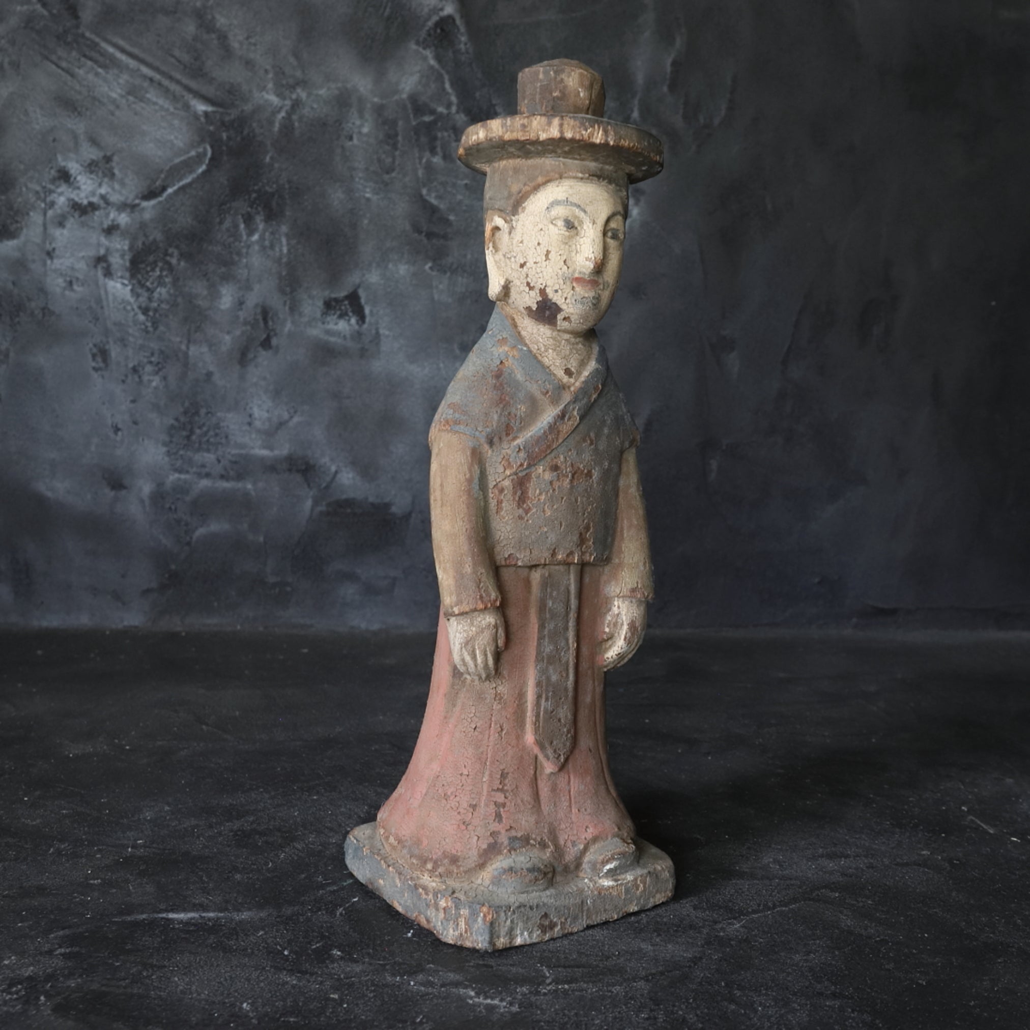 WOODEN HUMAN FIGURE, b, Joseon Dynasty(1392–1897CE)