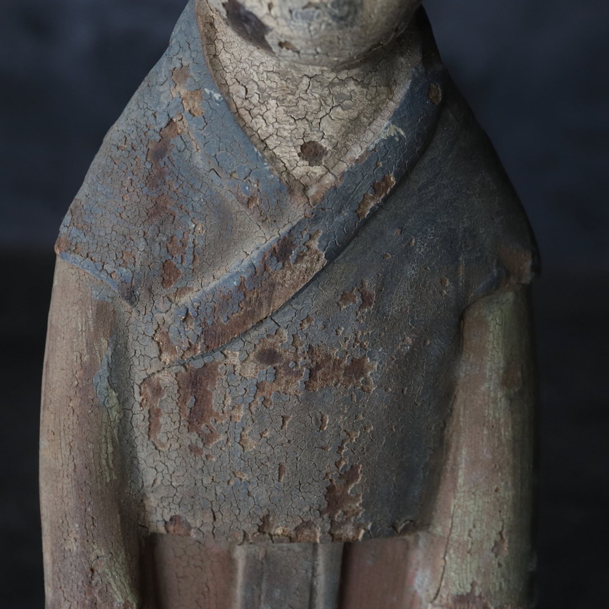 WOODEN HUMAN FIGURE, b, Joseon Dynasty(1392–1897CE)