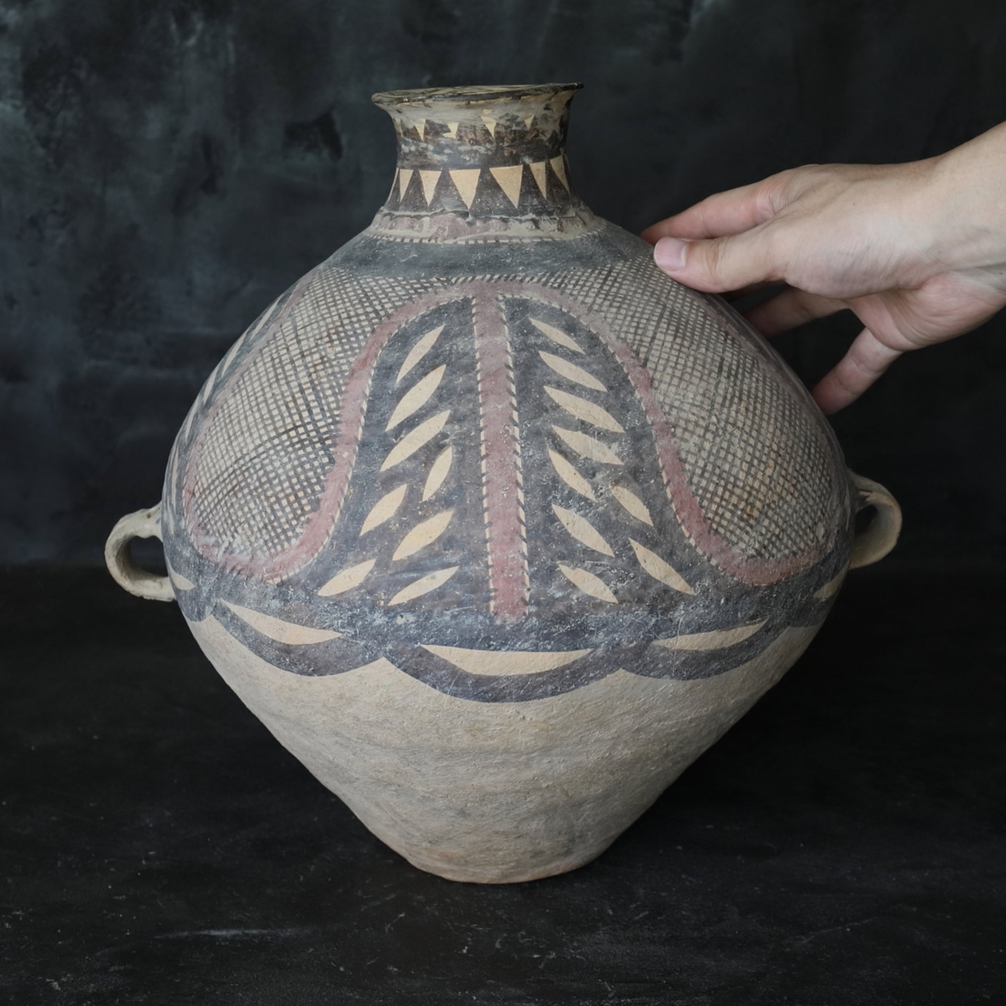LARGE JAR, Painted Pottery, Majiayao Culture(3300–2050BCE)
