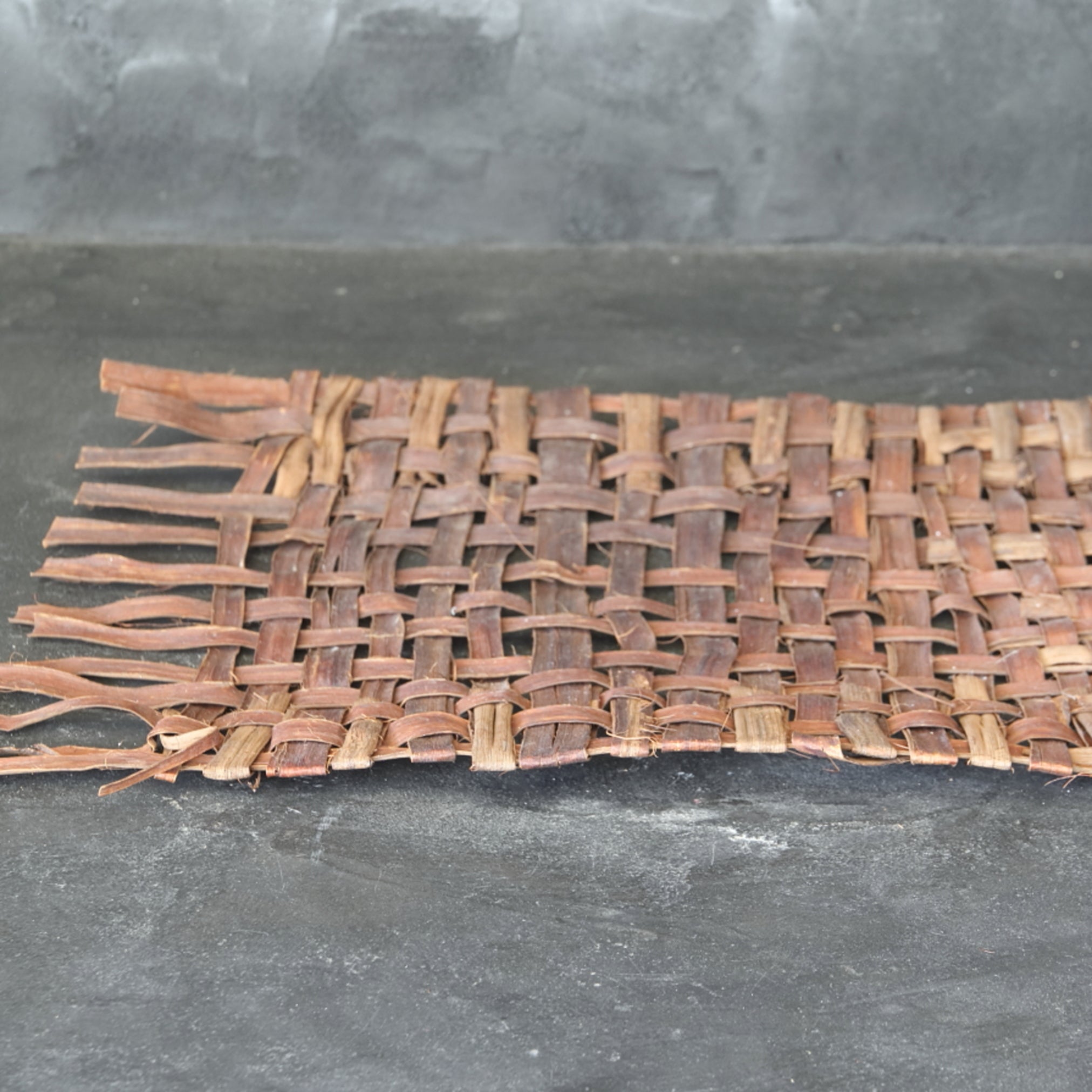 OLD WILD GRAPE WOVEN OBJECT / WALL HANGING