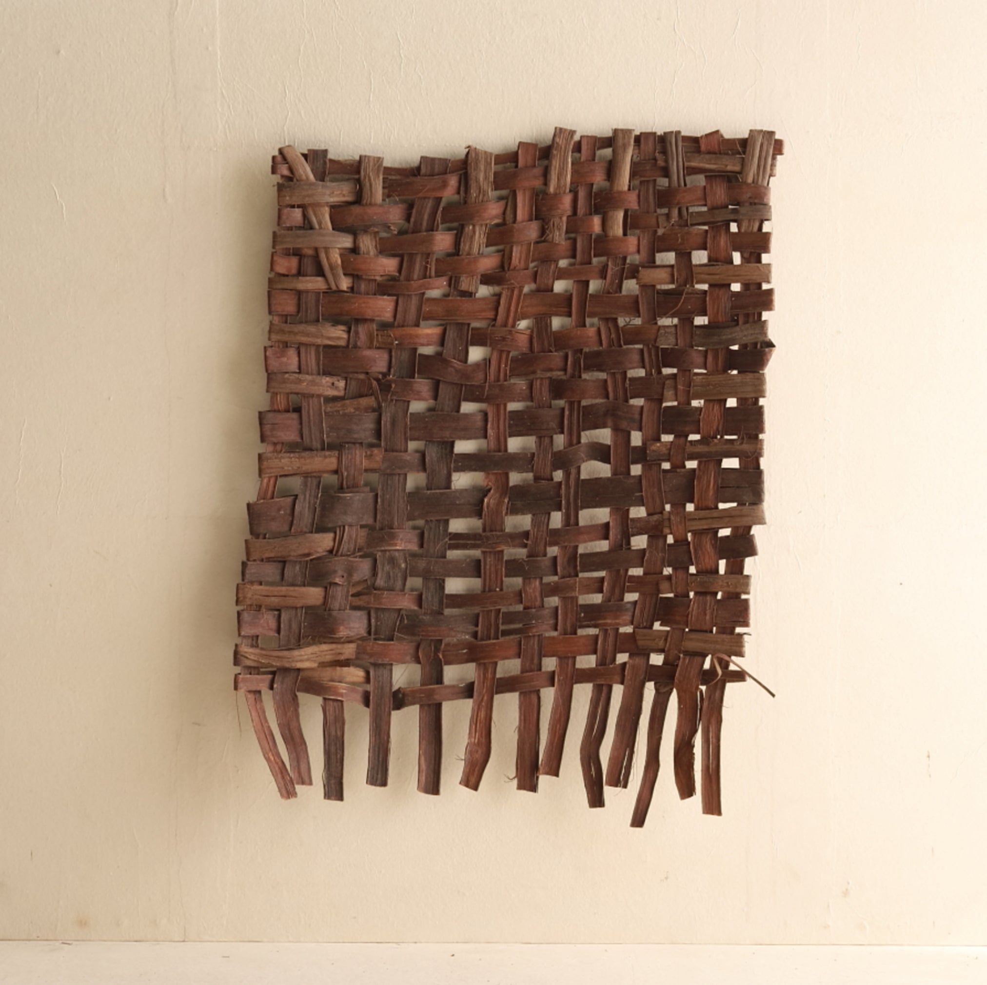 OLD WILD GRAPE WOVEN OBJECT / WALL HANGING