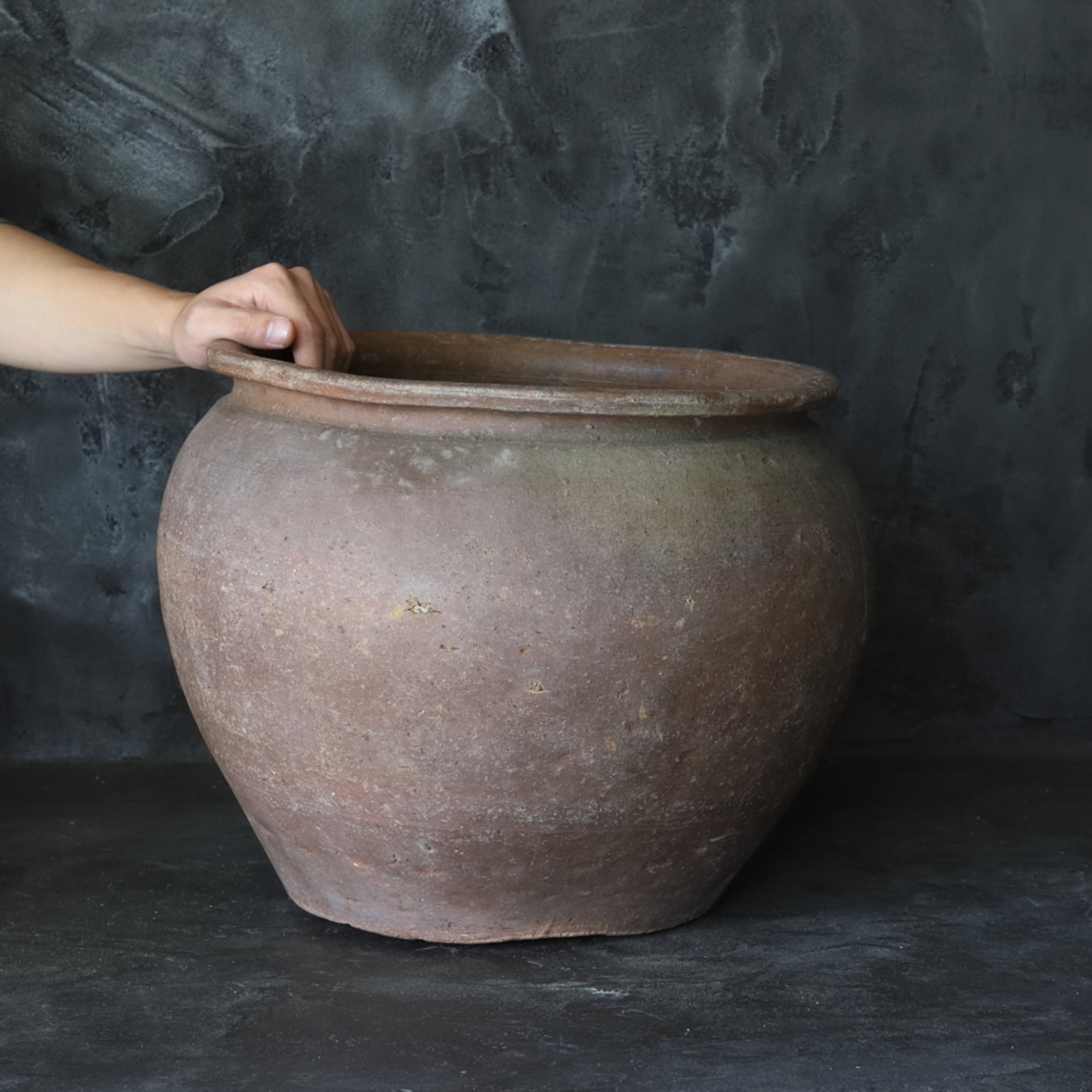 LARGE WIDE-MOUTHED JAR, Ko-Tokoname, Edo Period(1603–1867CE)