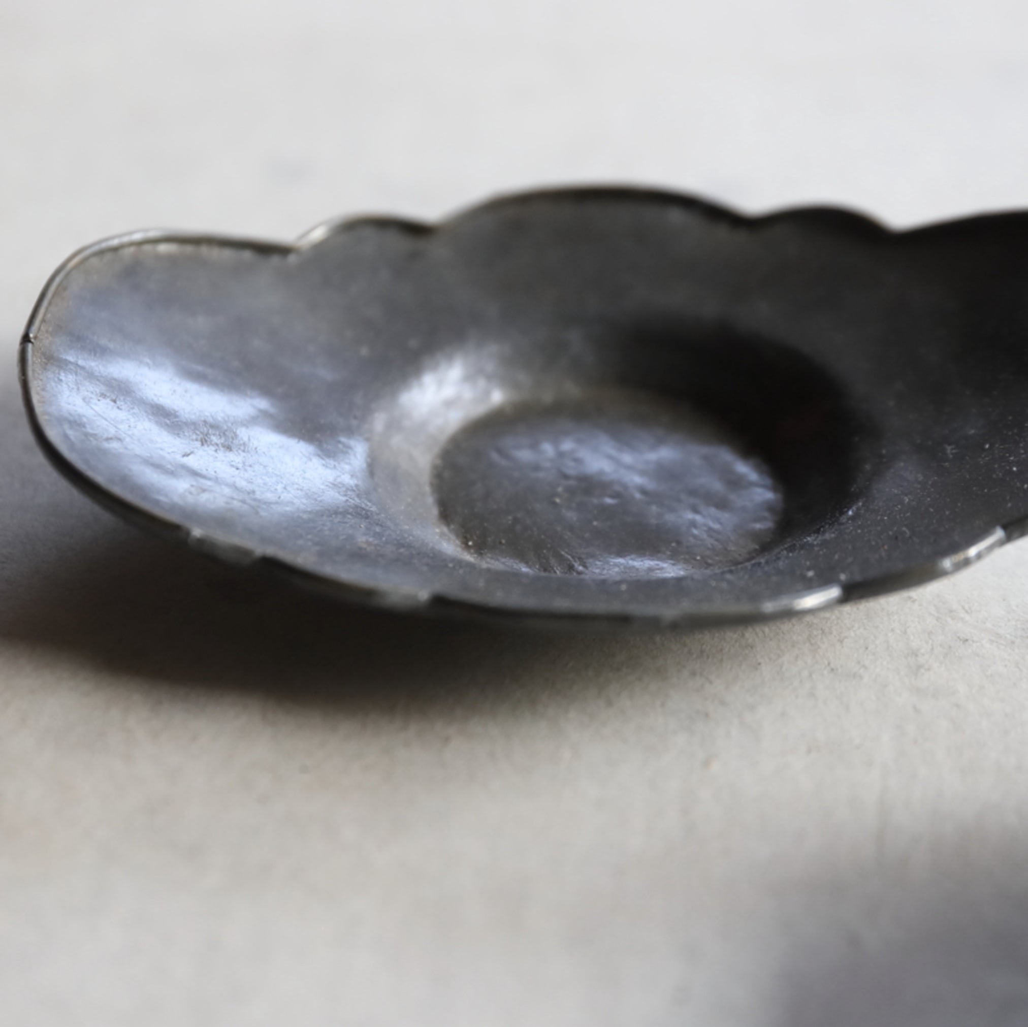 PLATILLO DE MELÓN DE ESTAÑO VIEJO, juego de 5, Dinastía Qing(1616–1911 d. C.)