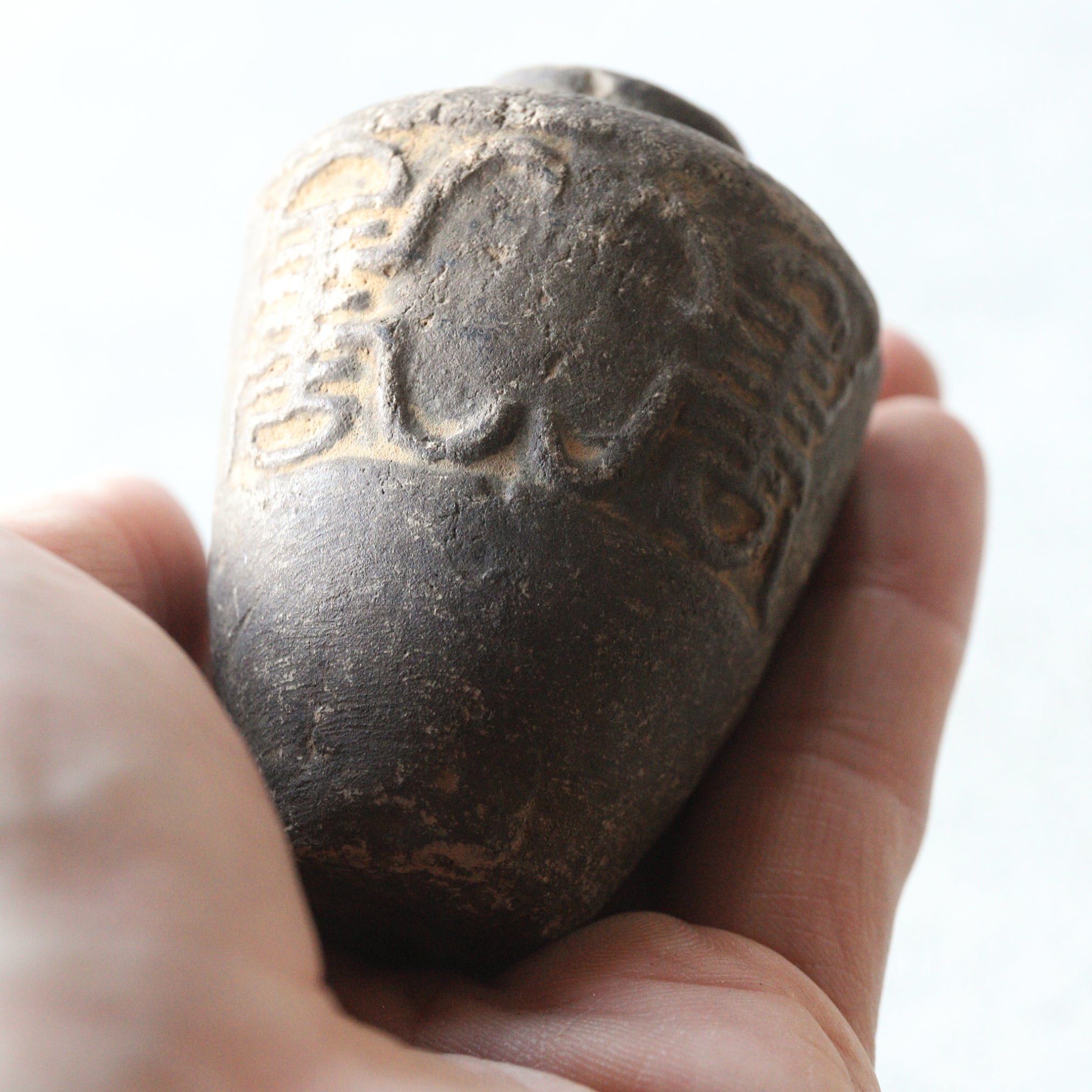 漢代 灰陶小壺(206 BCE–220 CE)