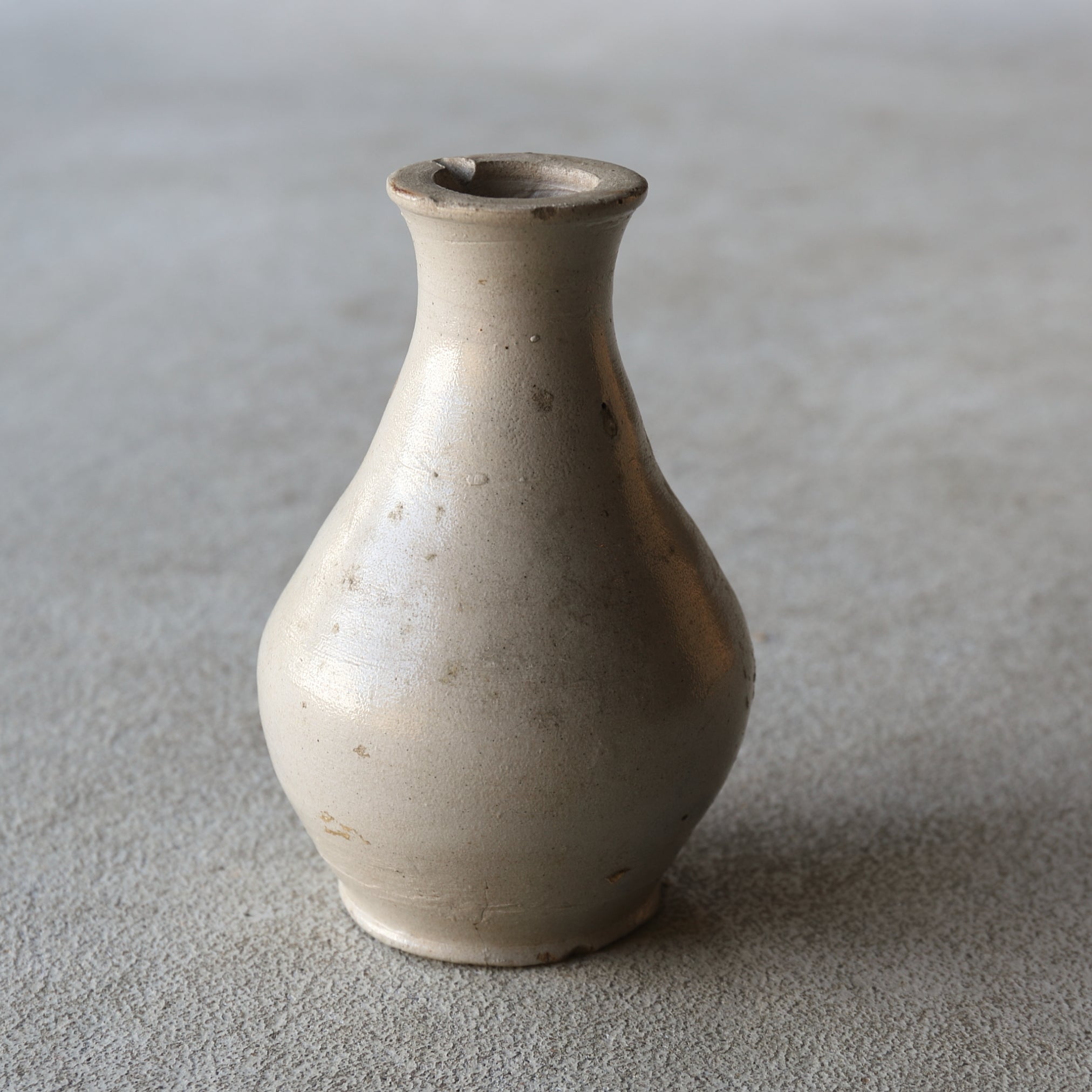 德國古董鹽釉金富良醬油瓶(近世, 西元16–19世紀)
