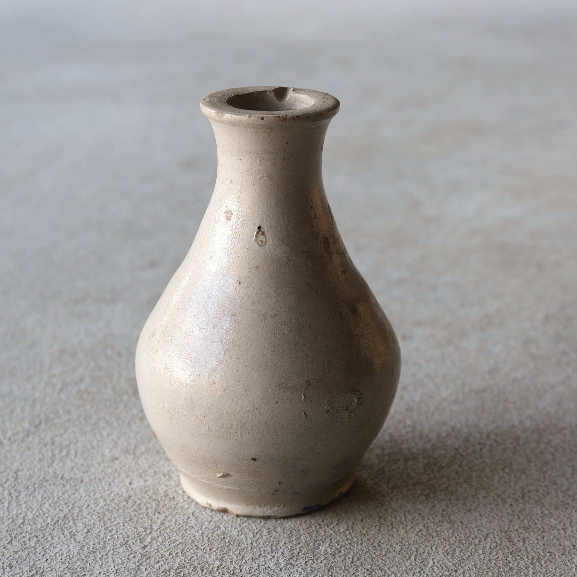 德國古董鹽釉金富良醬油瓶(近世, 西元16–19世紀)
