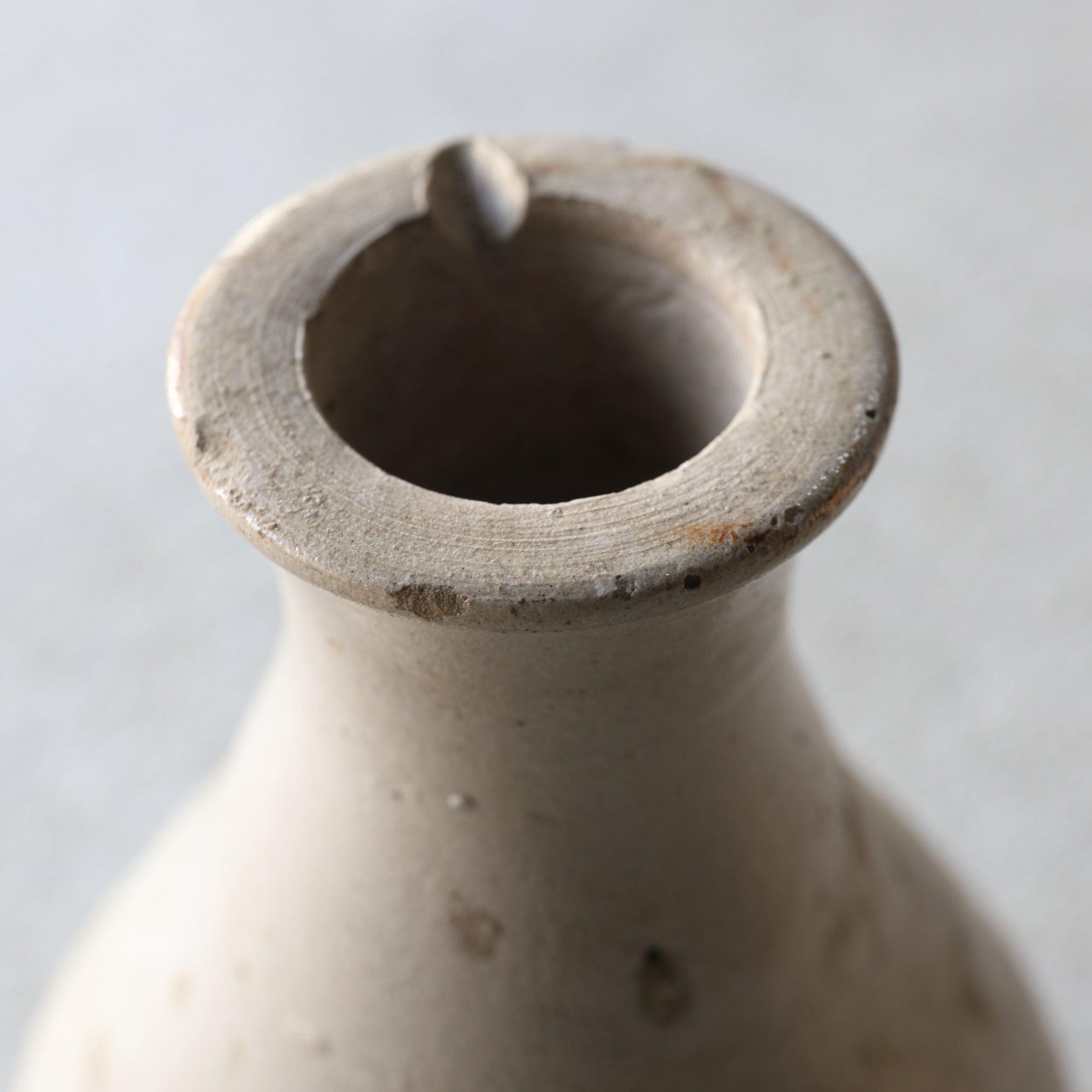 德國古董鹽釉金富良醬油瓶(近世, 西元16–19世紀)