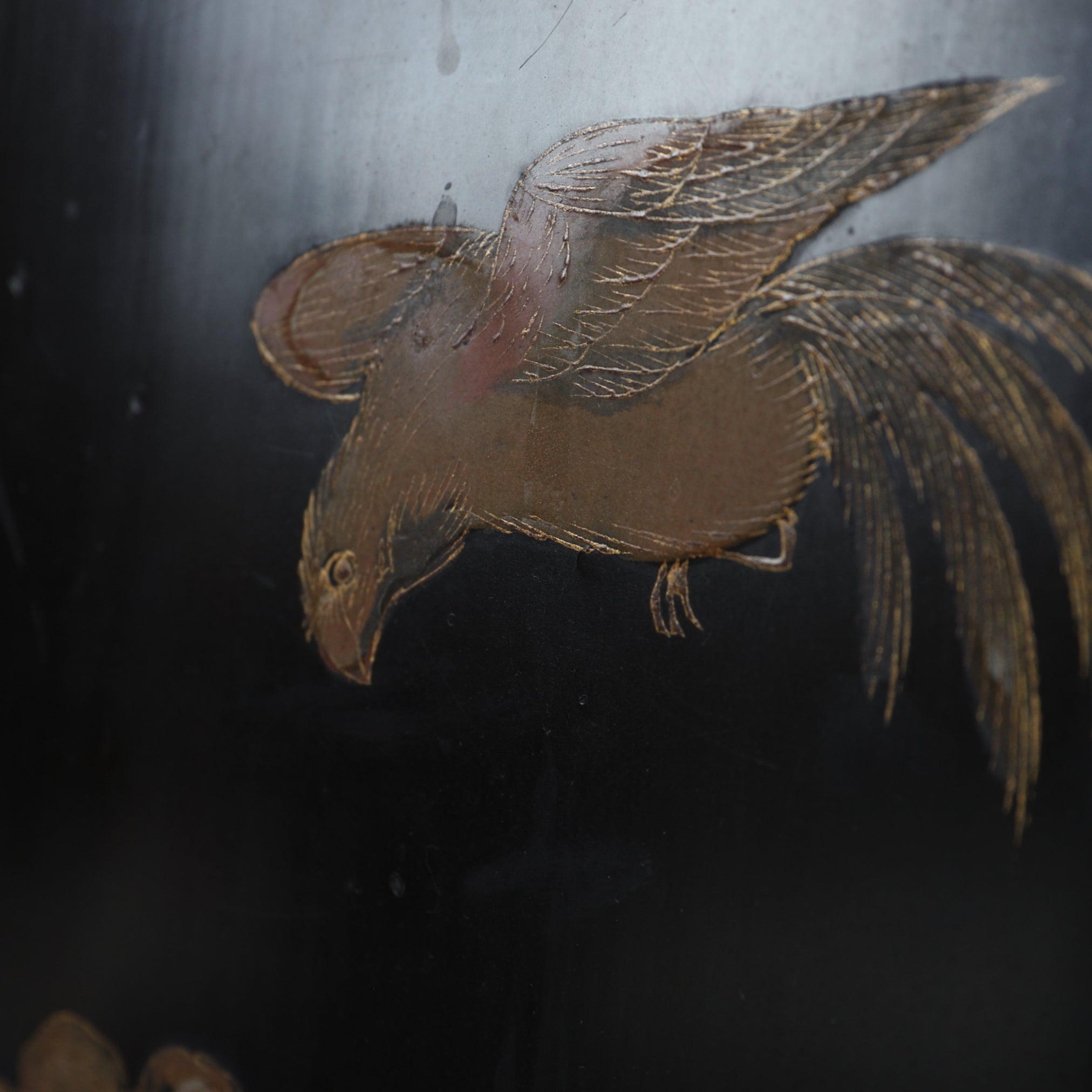 YOHŌDANA, Maki-e with flower-and-bird design