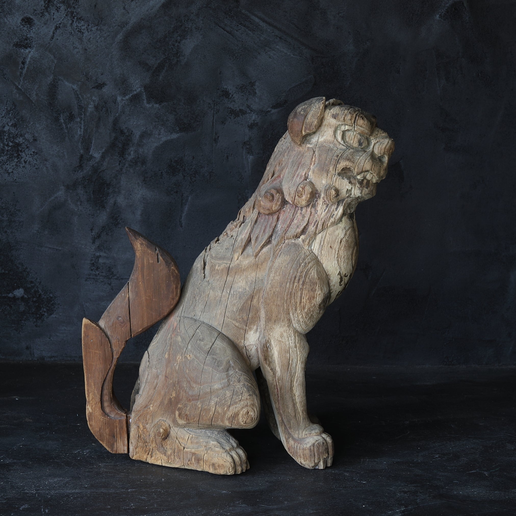 , Con león, par, Período Kamakura(1185–1333 d. C.)