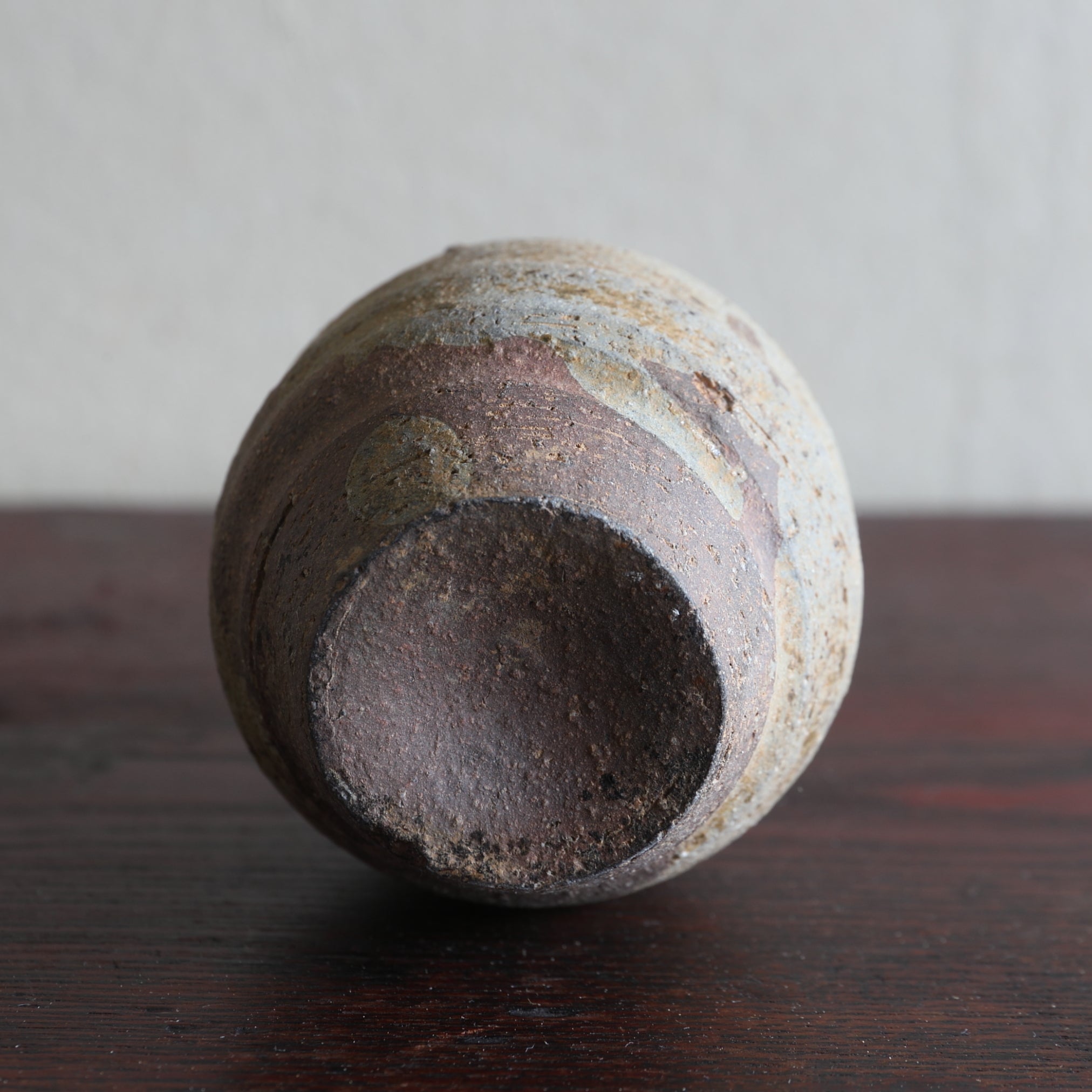 SMALL JAR, Ko-Seto, ash-glazed, Muromachi Period(1336–1573CE)