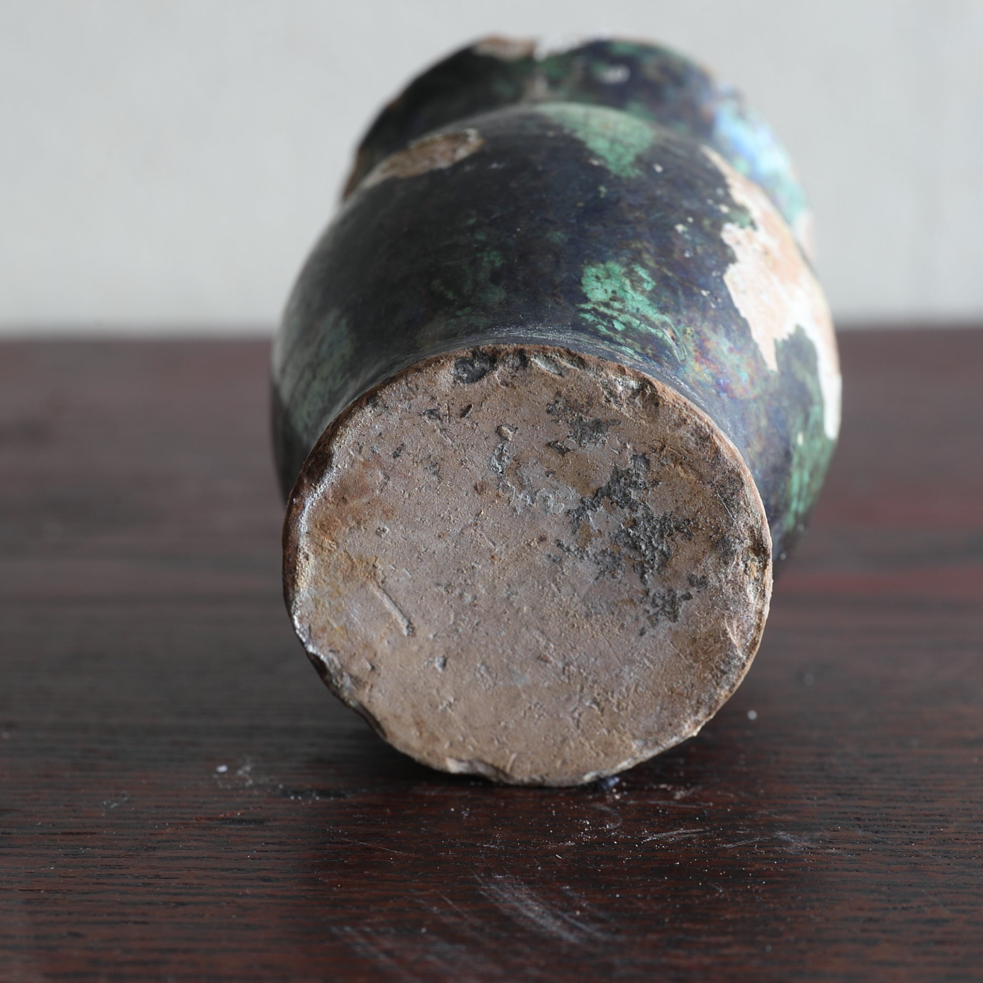 JARRA PEQUEÑA, Vidriado verde, Antigüedad holandesa, Edad Moderna Temprana(Siglos XVI–XIX)