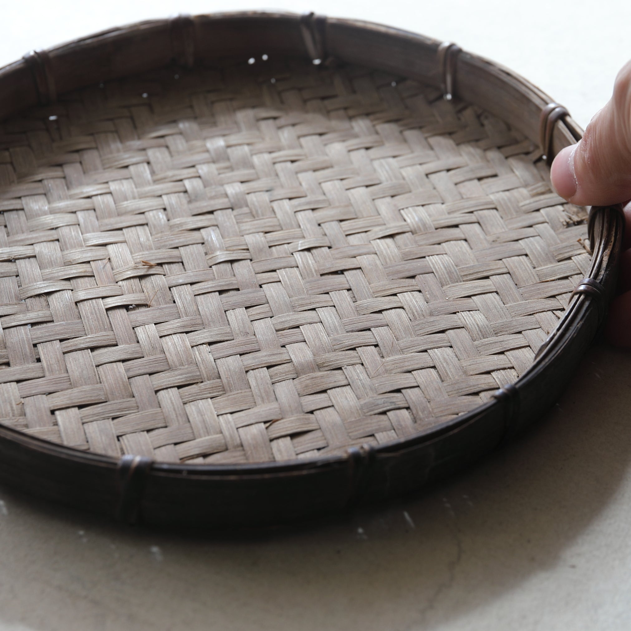BANDEJA DE TÉ DE BAMBÚ, Yao, b, Edad Moderna Temprana(Siglos XVI–XIX)