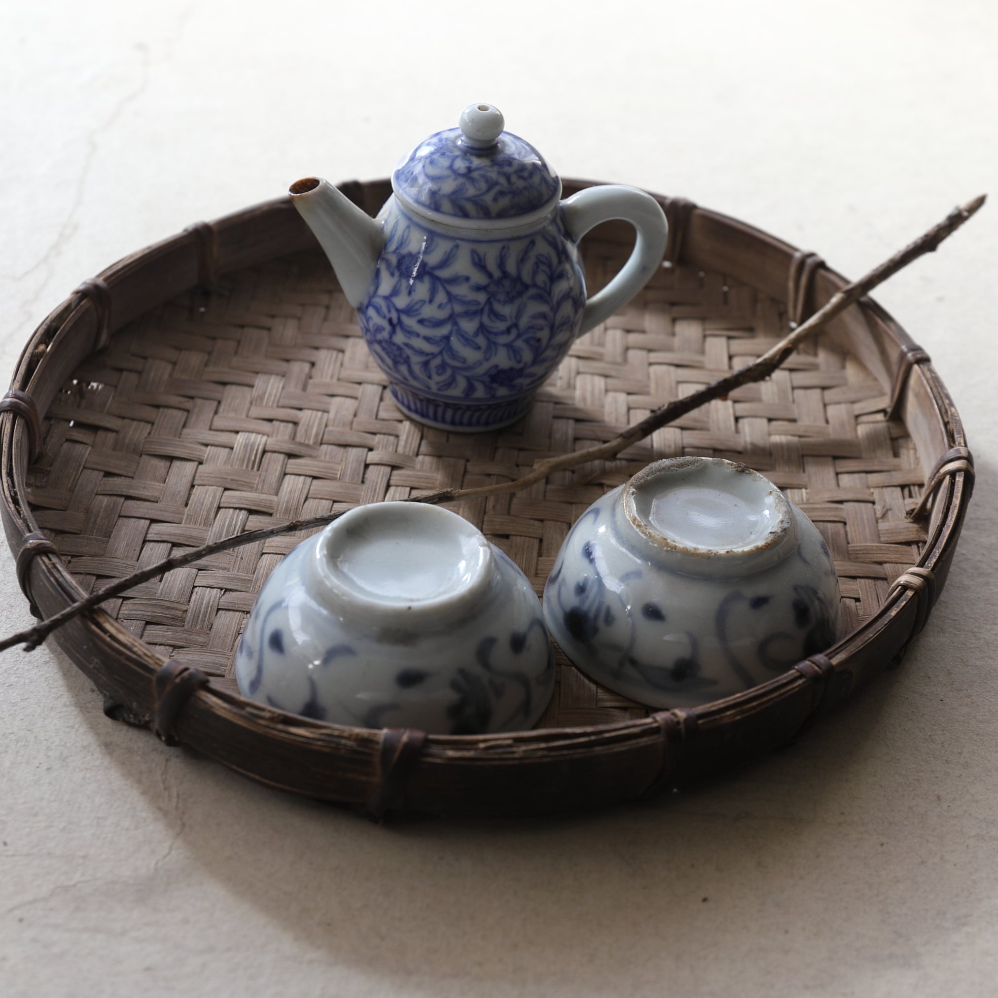BANDEJA DE TÉ DE BAMBÚ, Yao, b, Edad Moderna Temprana(Siglos XVI–XIX)