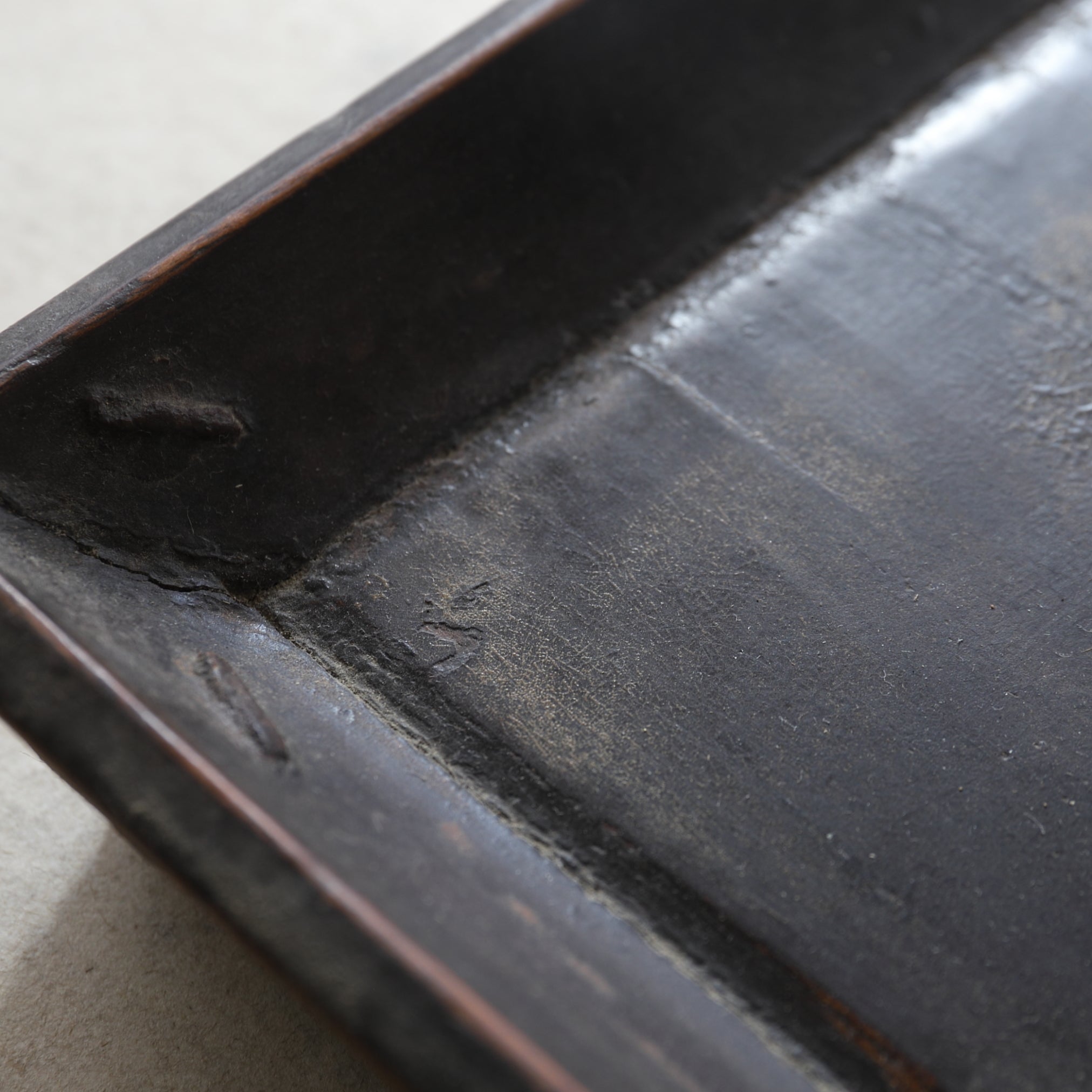 BANDEJA CUADRADA PARA SENCHA DE MADERA, a1, Dinastía Joseon(1392–1897 d. C.)