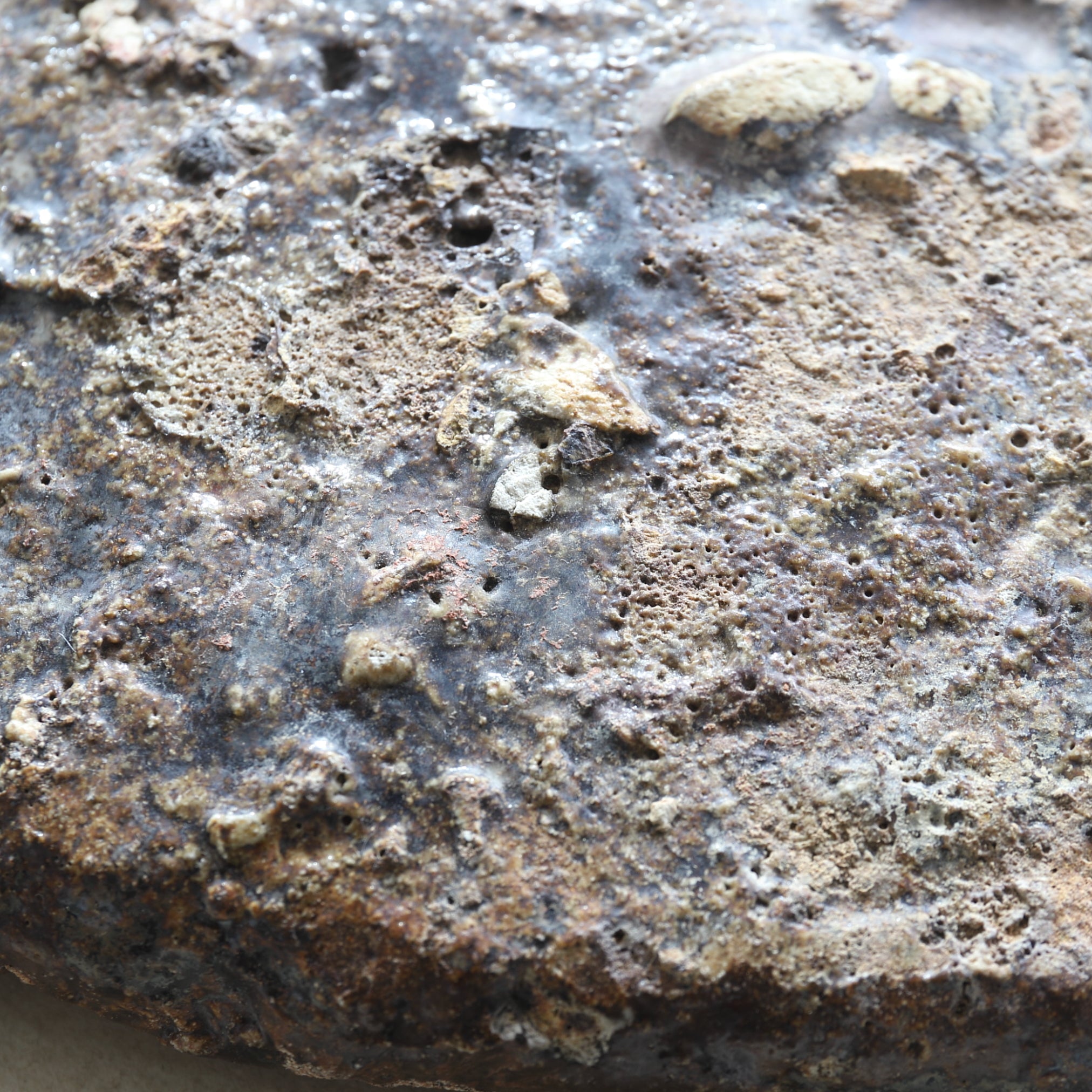 PLATO PLACA DE CERÁMICA, Ko-Karatsu / Herramienta de horno, b