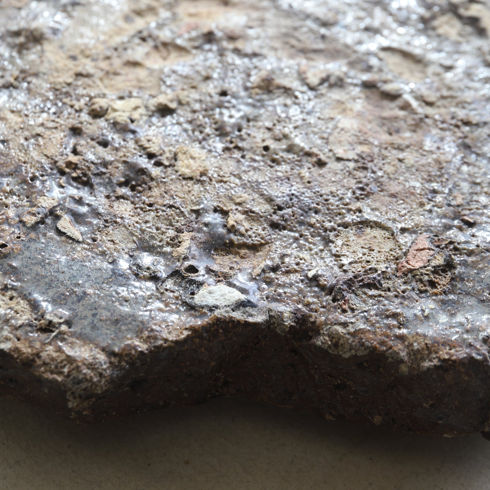 PLATO PLACA DE CERÁMICA, Ko-Karatsu / Herramienta de horno, b