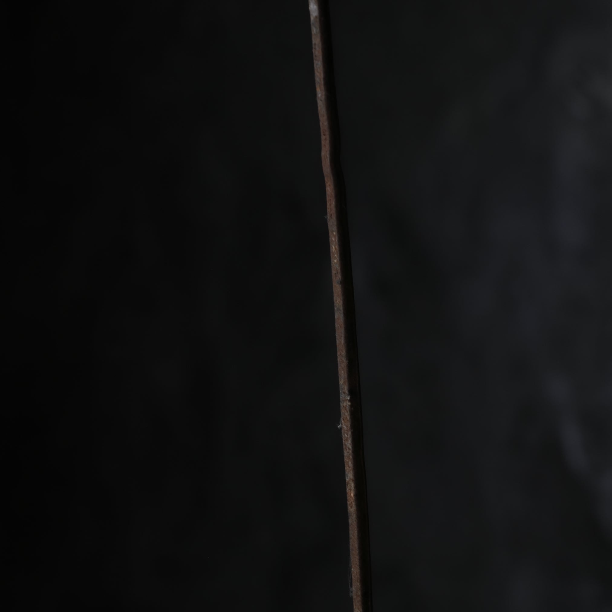 CANDELERO COLGANTE DE HIERRO ENVEJECIDO OXIDADO