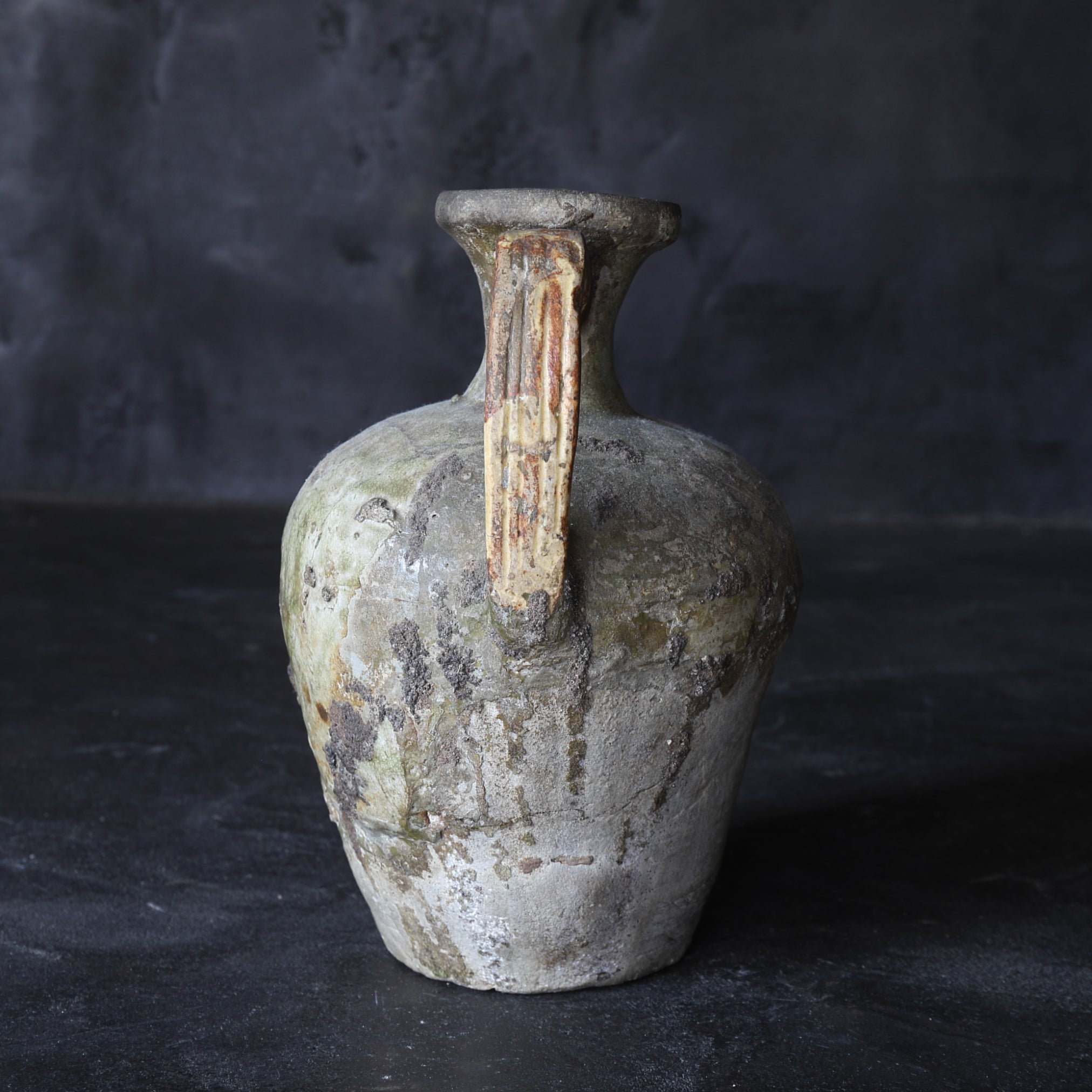 AGUAMANIL, Ko-Seto, vidriado ceniza, Período Kamakura(1185–1333 d. C.)