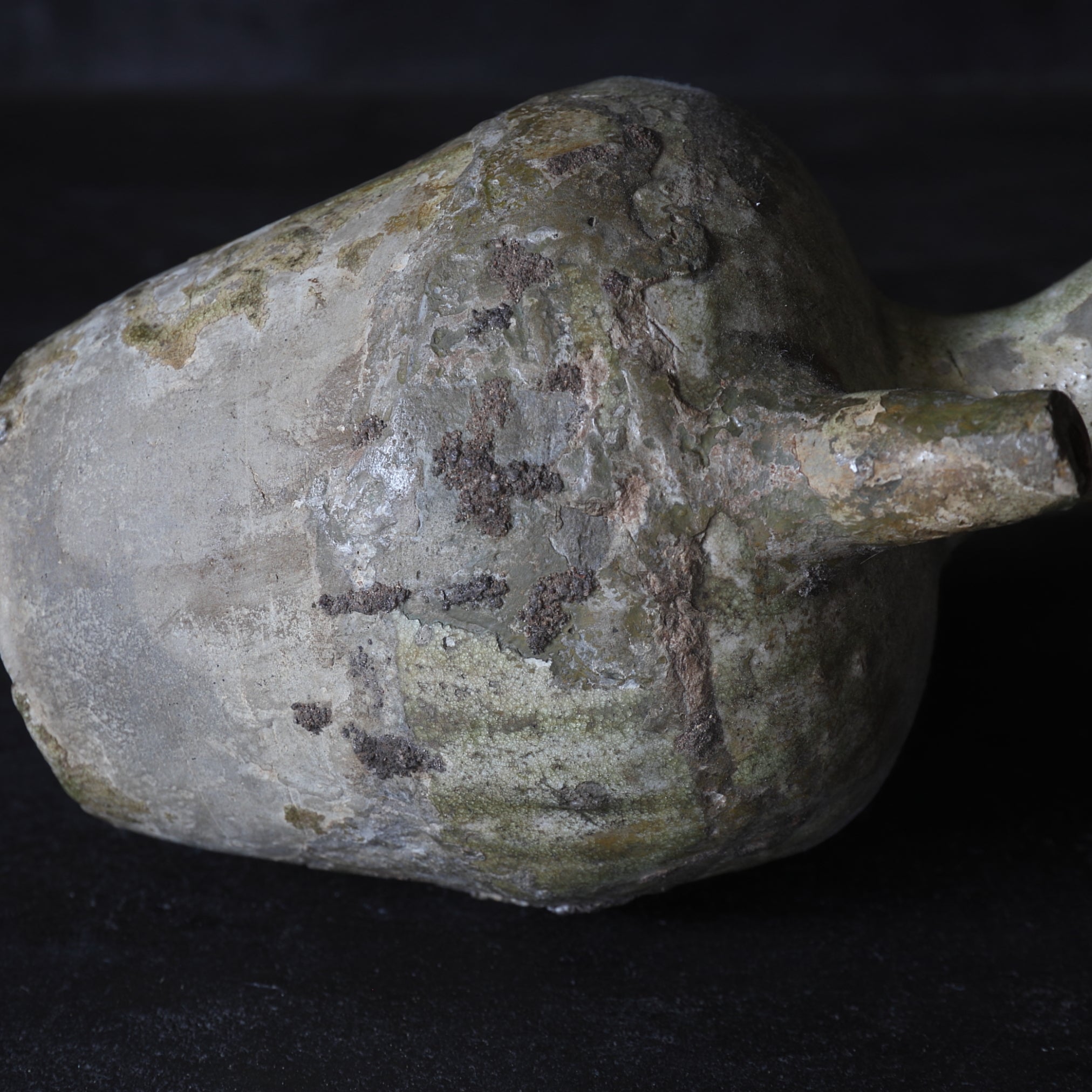 AGUAMANIL, Ko-Seto, vidriado ceniza, Período Kamakura(1185–1333 d. C.)