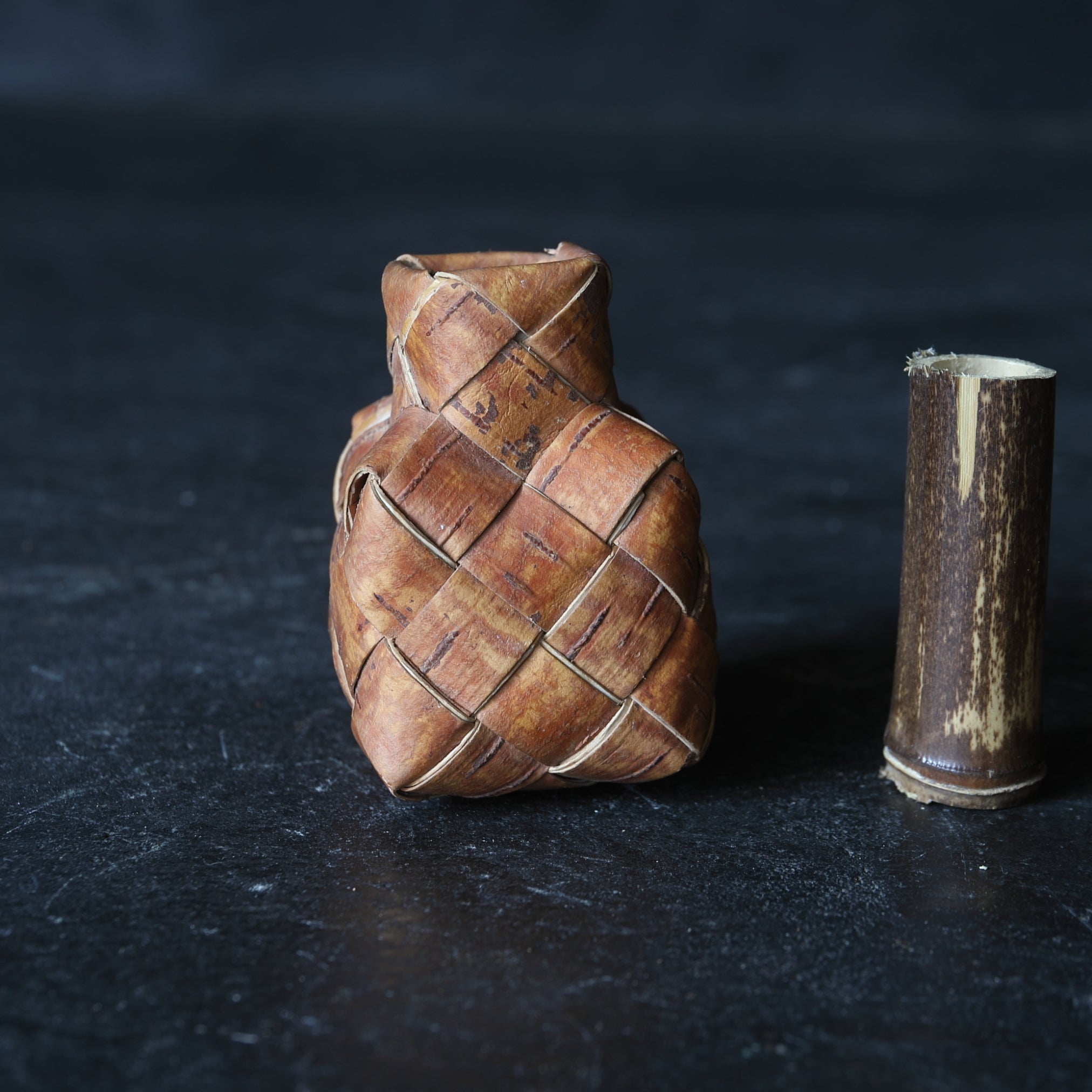 JARRA DE ABEDUL PEQUEÑA, Con forro, Antigüedades suecas, Moderno(Siglos XIX–XX)