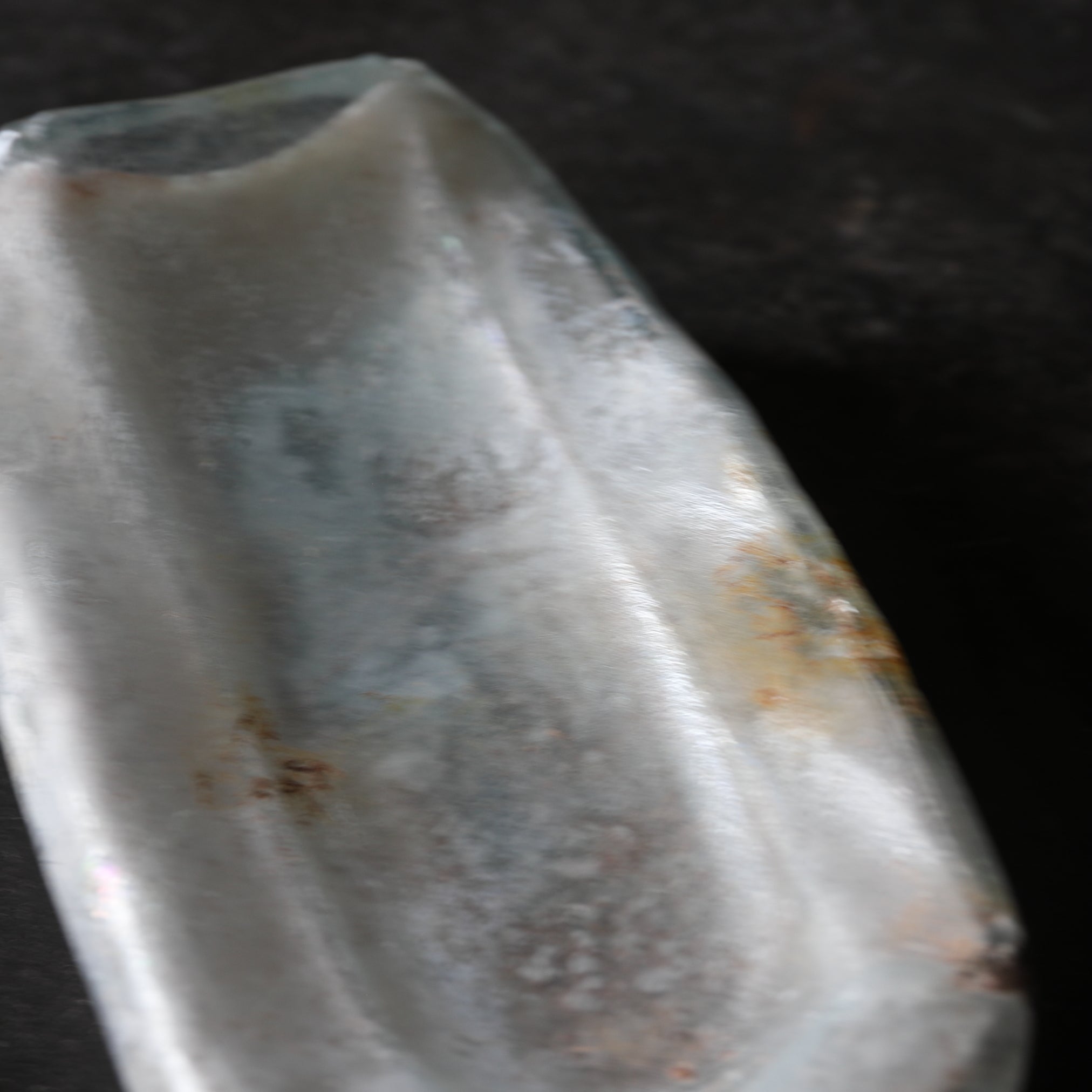 荷蘭古董畸形銀化玻璃瓶(近代, 西元19–20世紀)