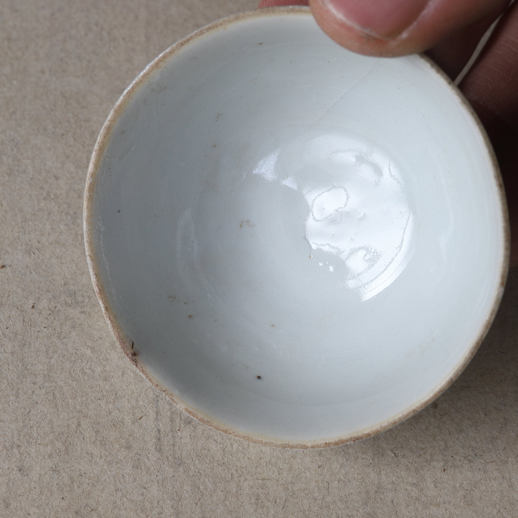 SENCHA-TEESCHALE, Ko-Sometsuke, mit grasmuster, 5er-set, Ming-Dynastie(1368–1644 n. Chr.)