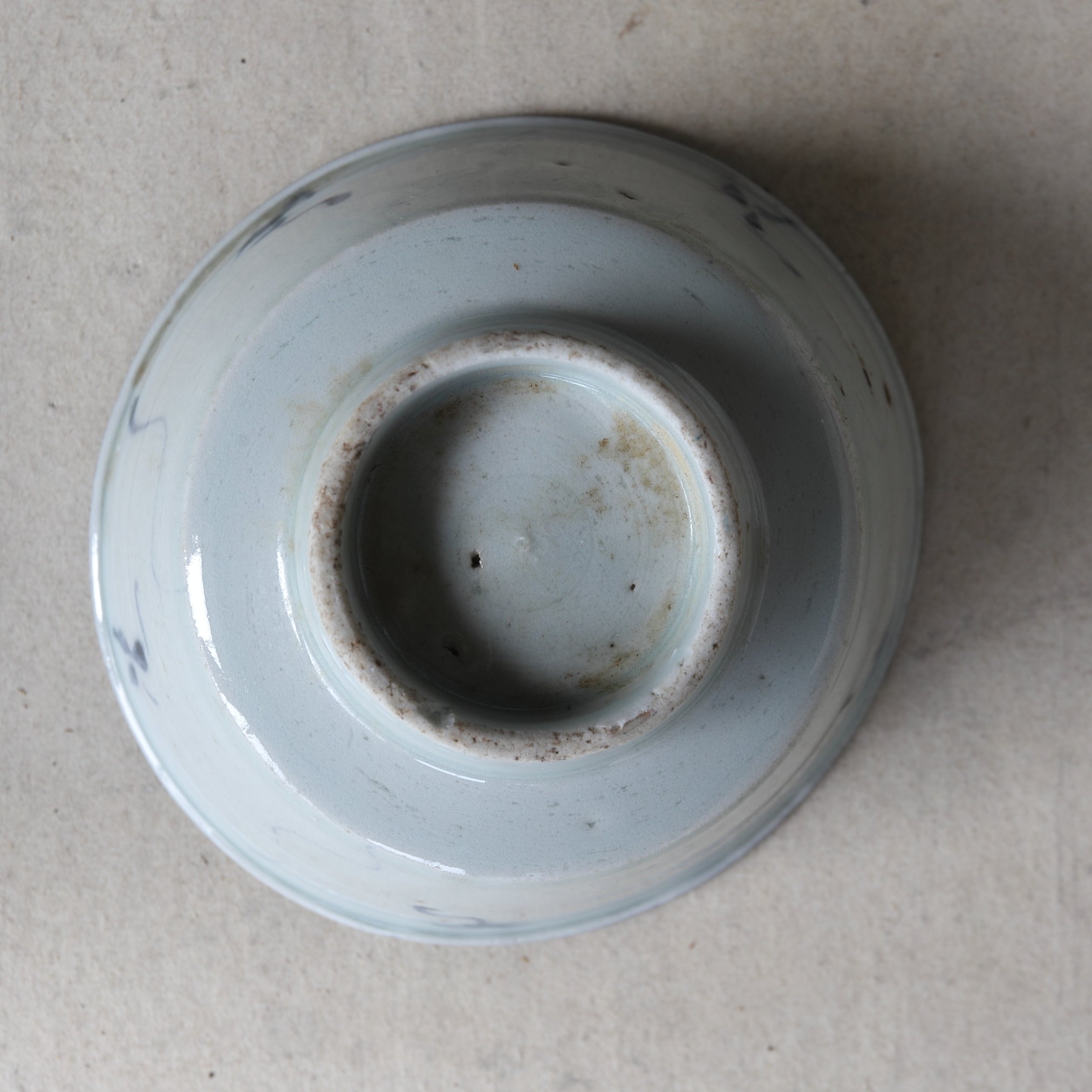 TAZÓN DE TÉ, Ko-Sometsuke, con diseño de hierba, juego de 5, Dinastía Ming(1368–1644 d. C.)