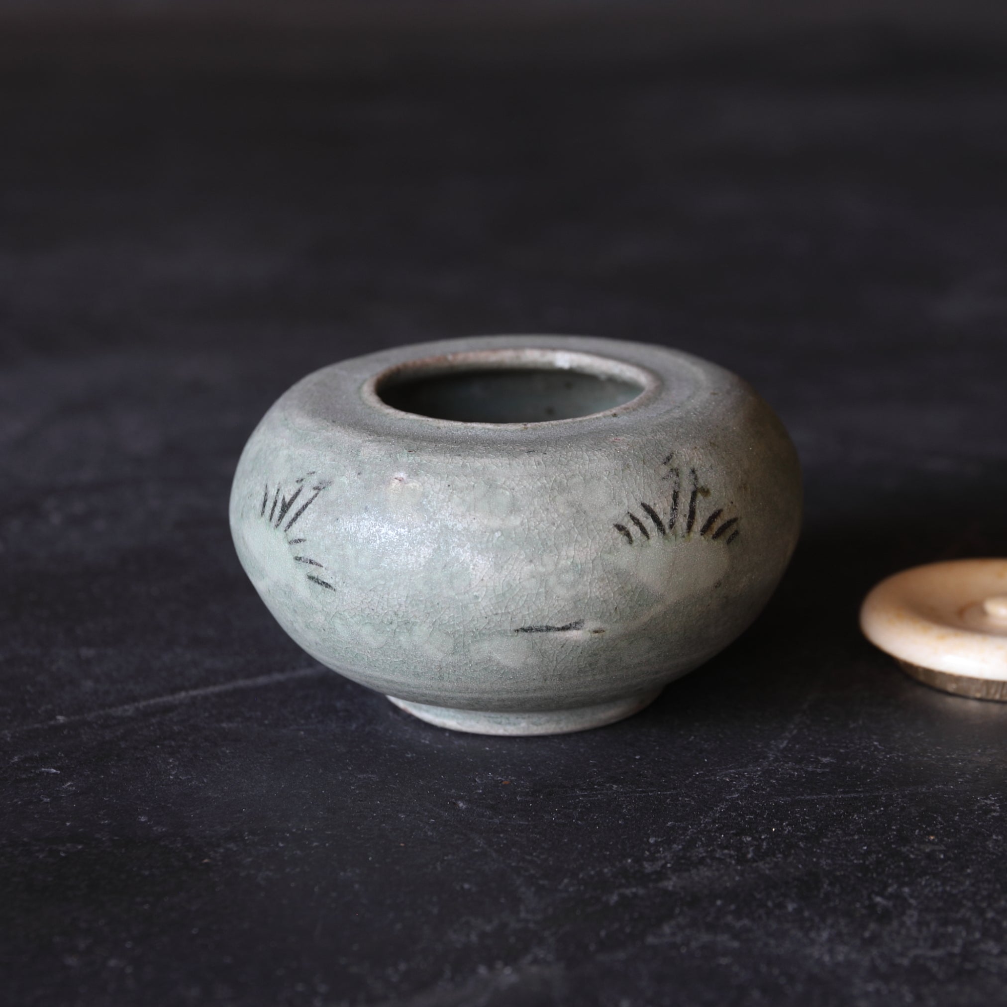TEEDOSE, Goryeo-Celadon mit kranichmuster, Goryeo-Dynastie(918–1392 n. Chr.)