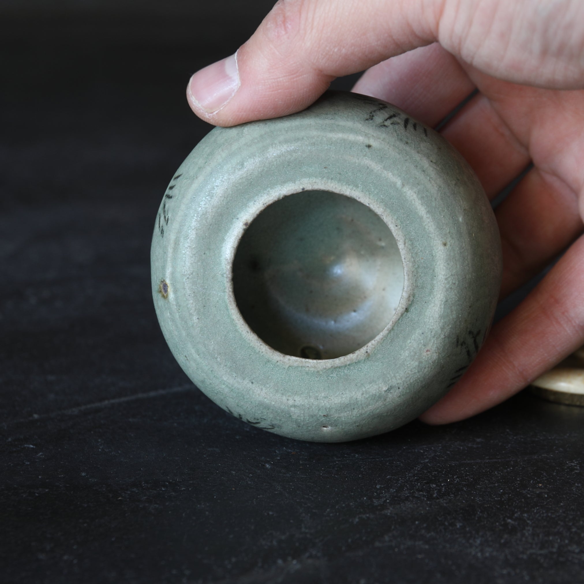 TEEDOSE, Goryeo-Celadon mit kranichmuster, Goryeo-Dynastie(918–1392 n. Chr.)