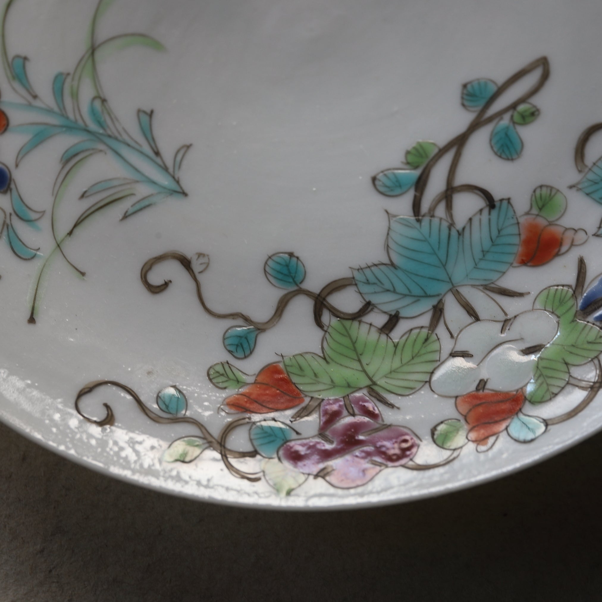 PLATO, Porcelana blanca, zōshuntei sanpo zō, Período Edo(1603–1867 d. C.)