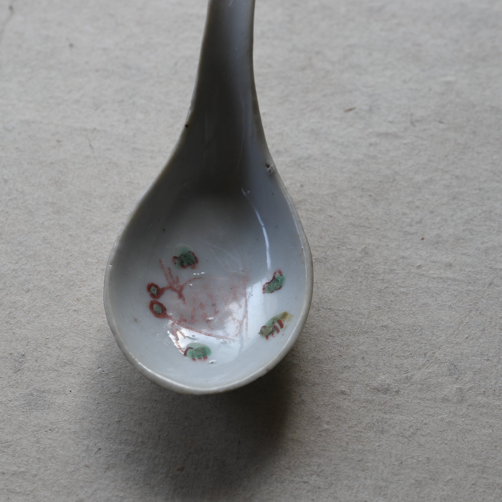 CUCCHIAIO DA ZUPPA CINESE, b1, Dinastia Qing(1616–1911 d.C.)
