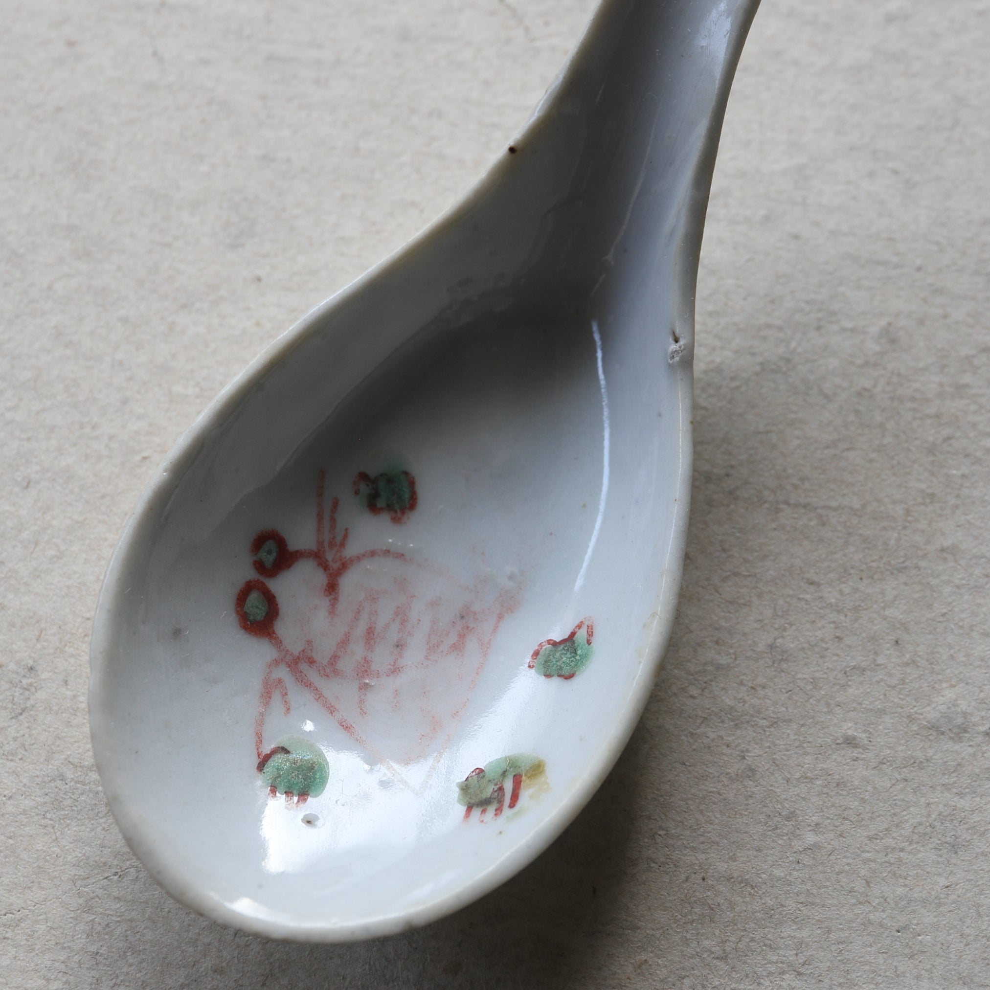 CUCHARA DE SOPA CHINA, b1, Dinastía Qing(1616–1911 d. C.)
