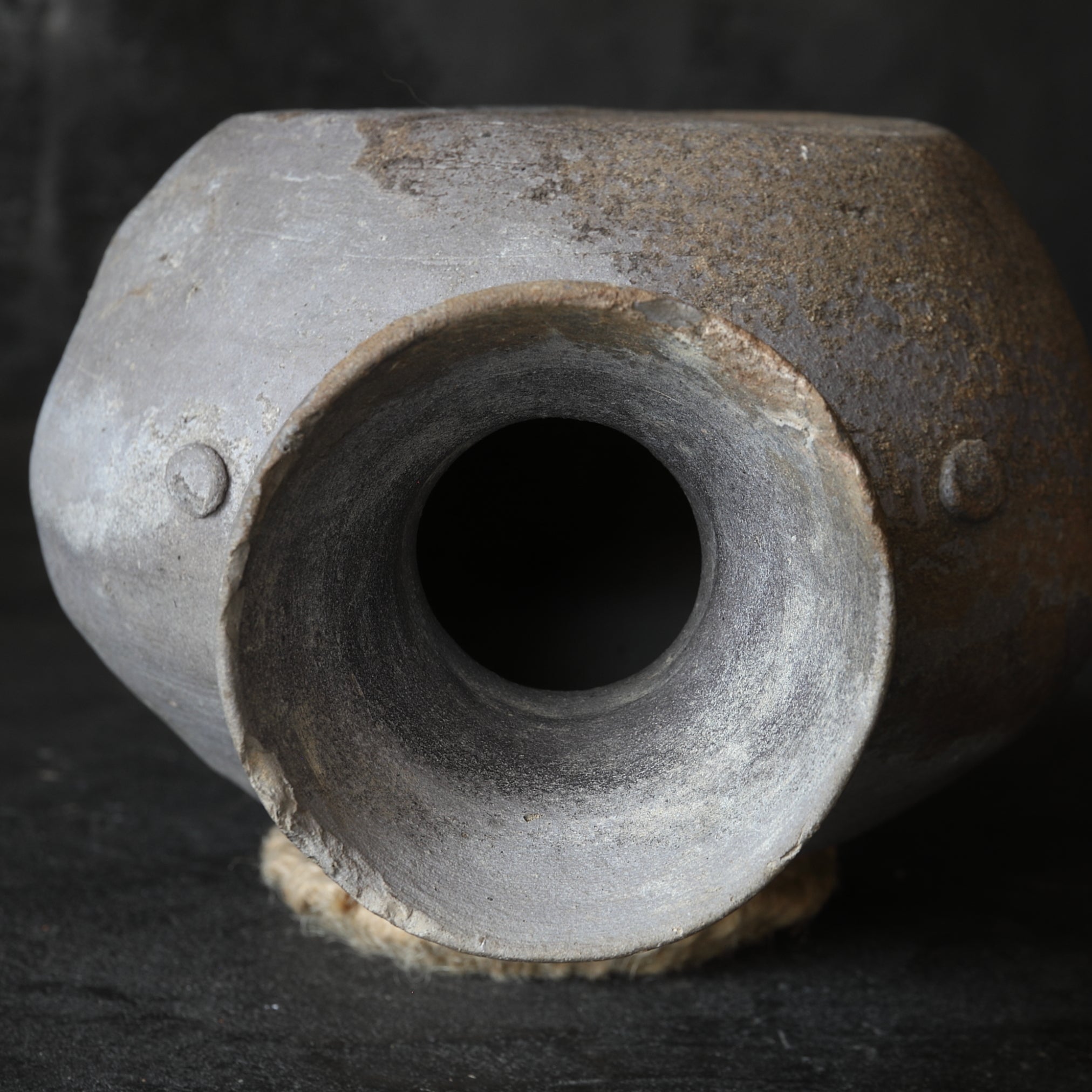 BOTTLE WITH HANDLE, Sue Ware, Kofun Period(250-581CE)