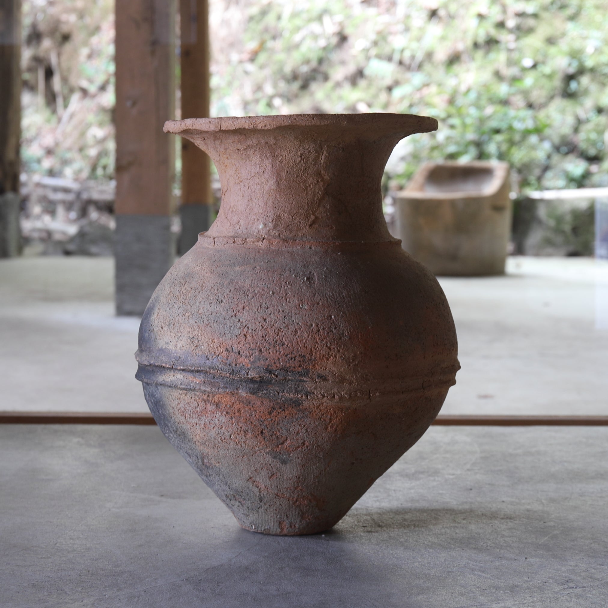 LOZA DE BARRO / CUENCO PROFUNDO, Con decoración, b, Período Yayoi(300 a. C.–250 d. C.)