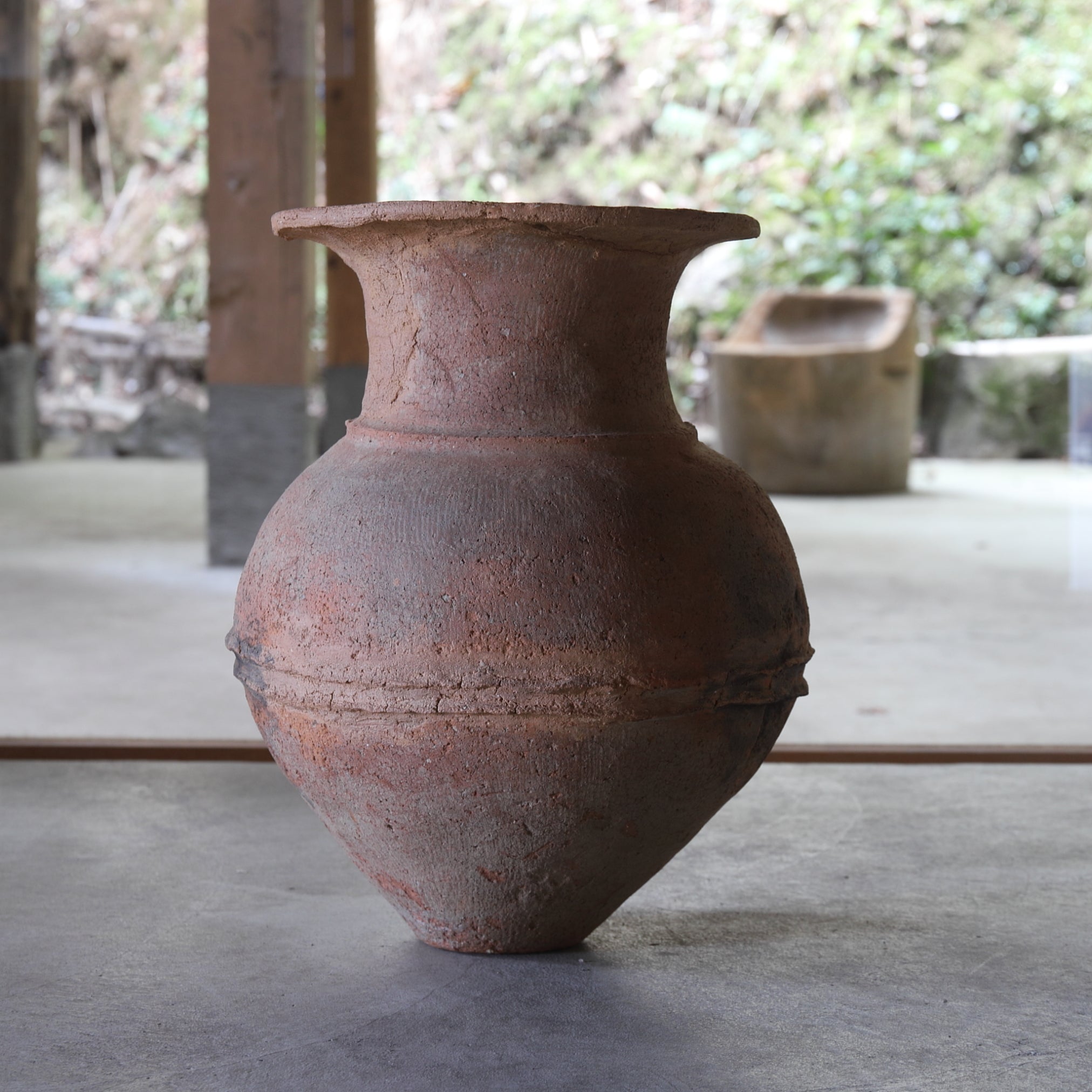 LOZA DE BARRO / CUENCO PROFUNDO, Con decoración, b, Período Yayoi(300 a. C.–250 d. C.)