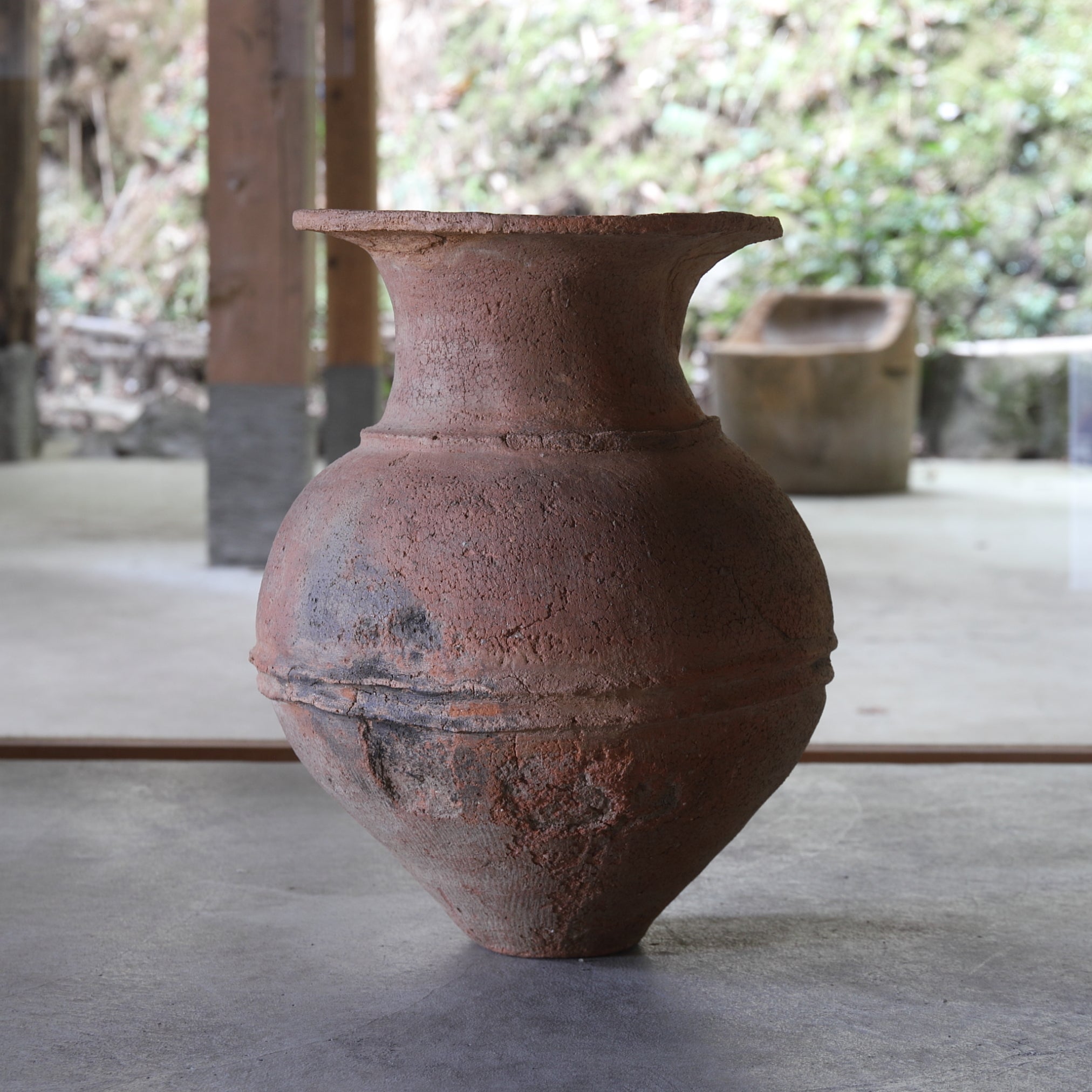 LOZA DE BARRO / CUENCO PROFUNDO, Con decoración, b, Período Yayoi(300 a. C.–250 d. C.)